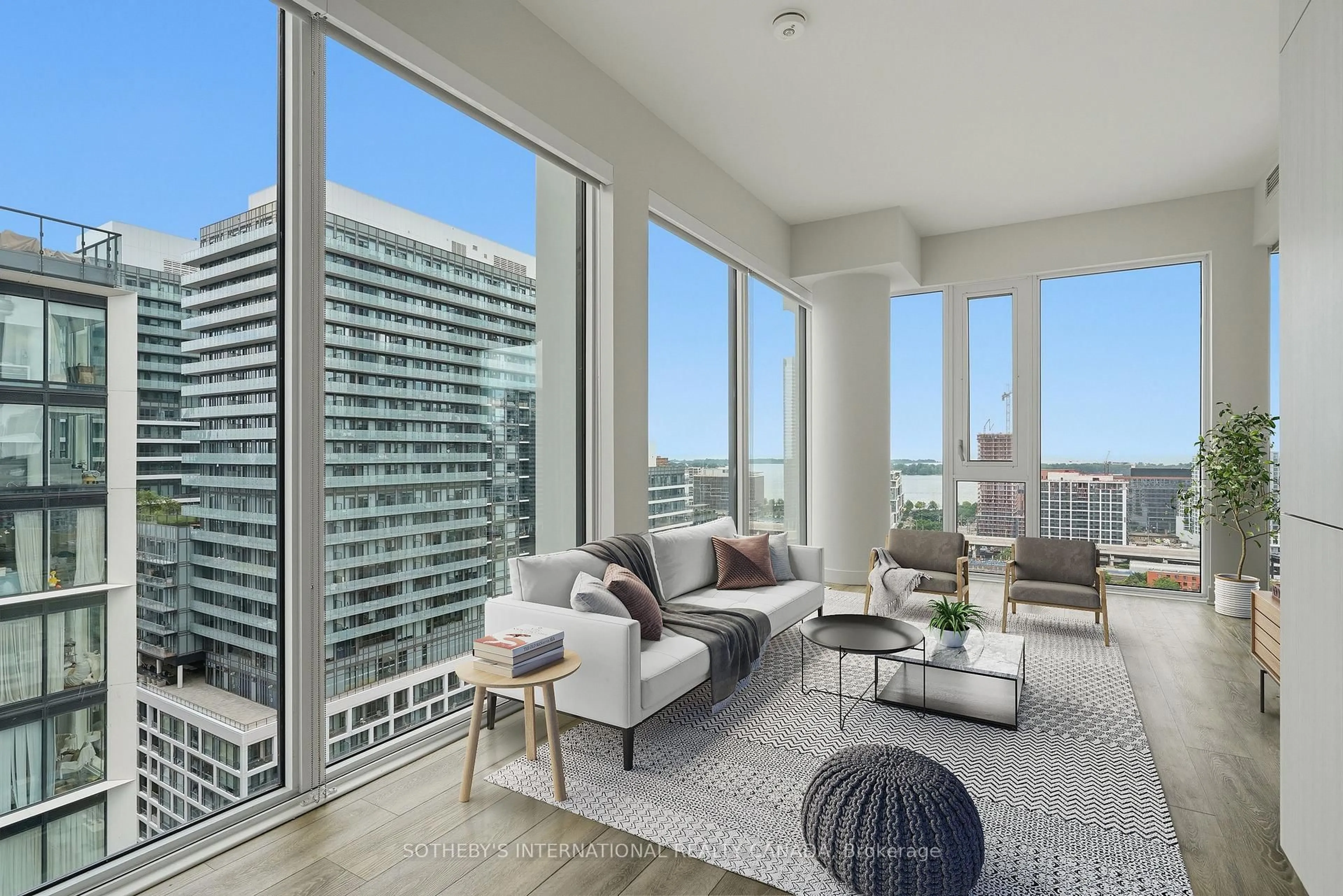 Living room with furniture, unknown for 158 Front St #2108, Toronto Ontario M5A 0K9
