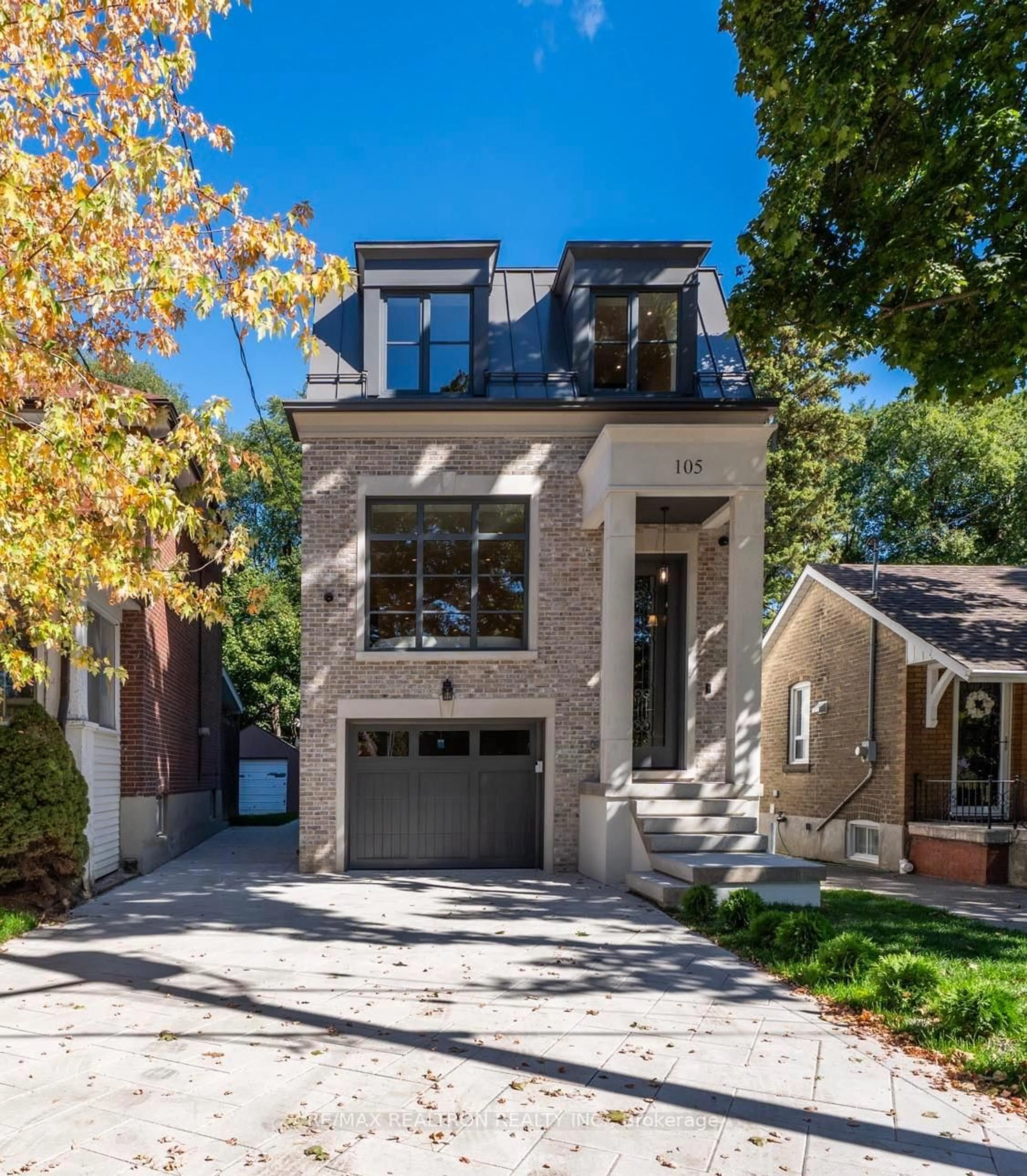 Home with brick exterior material, street for 105 Rumsey Rd, Toronto Ontario M4G 1P1