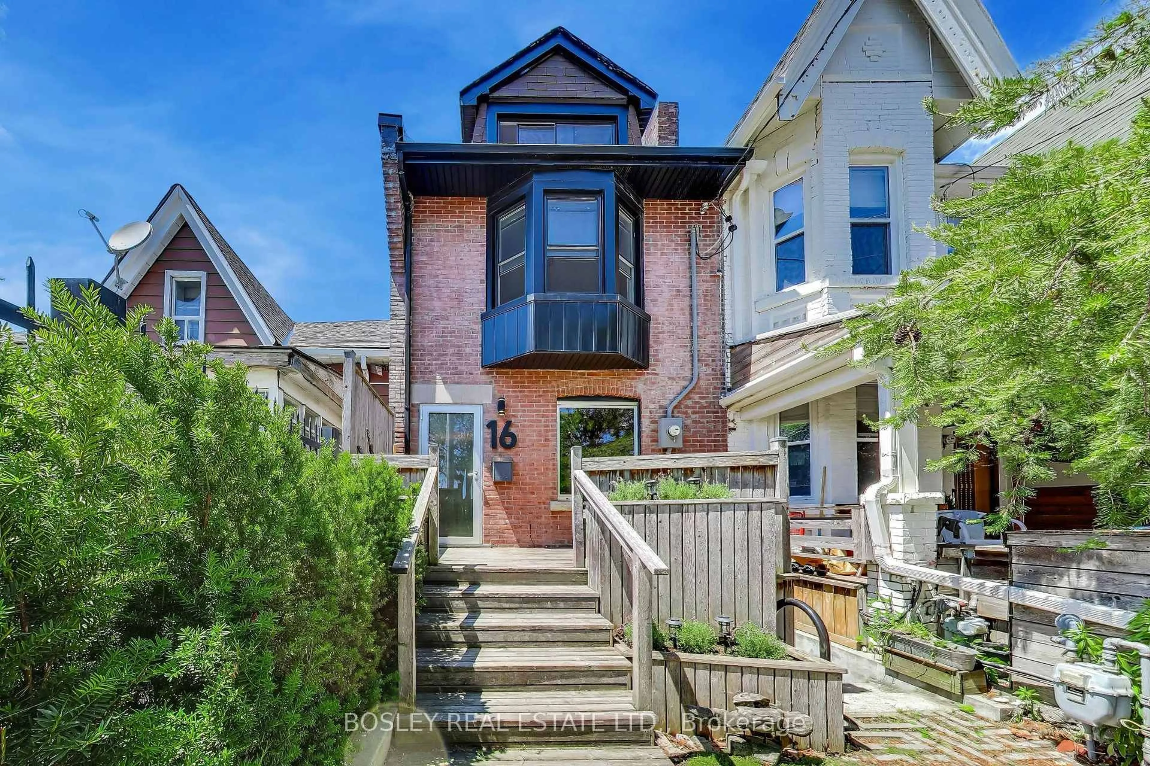Home with brick exterior material, street for 16 St Clarens Ave, Toronto Ontario M6K 2S3