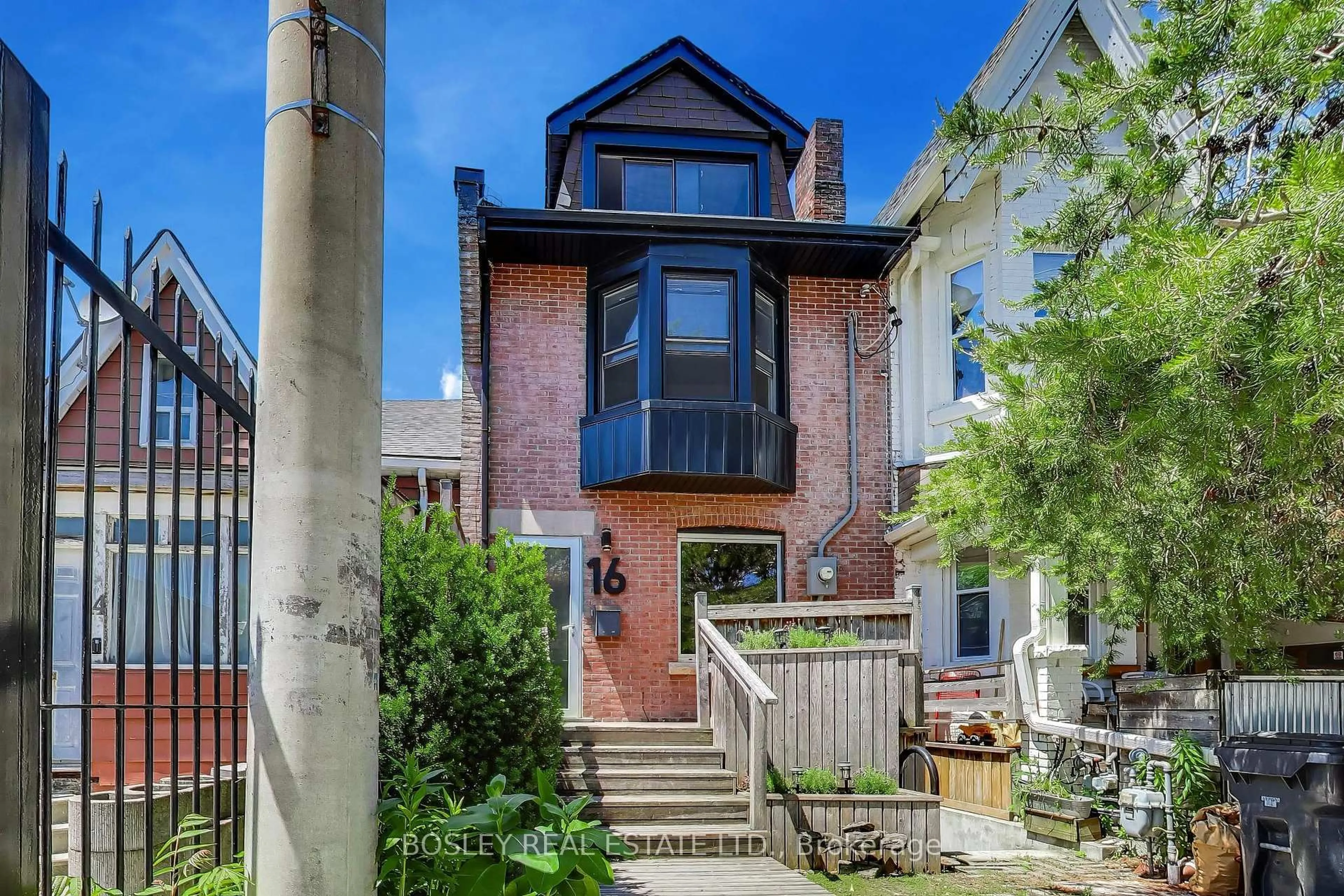 Home with brick exterior material, street for 16 St Clarens Ave, Toronto Ontario M6K 2S3