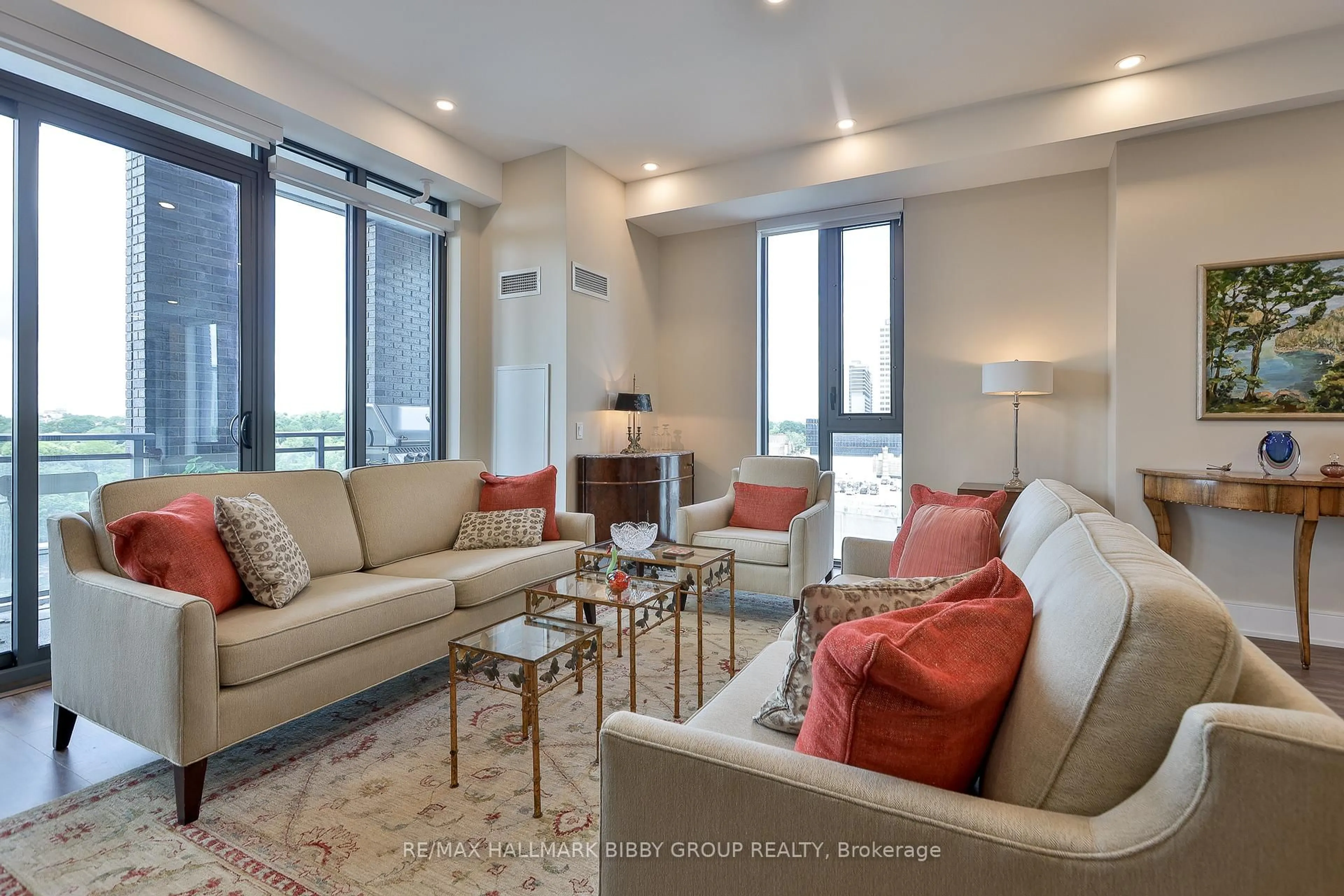 Living room with furniture, unknown for 1 Hillsdale Ave #902, Toronto Ontario M4S 0E5