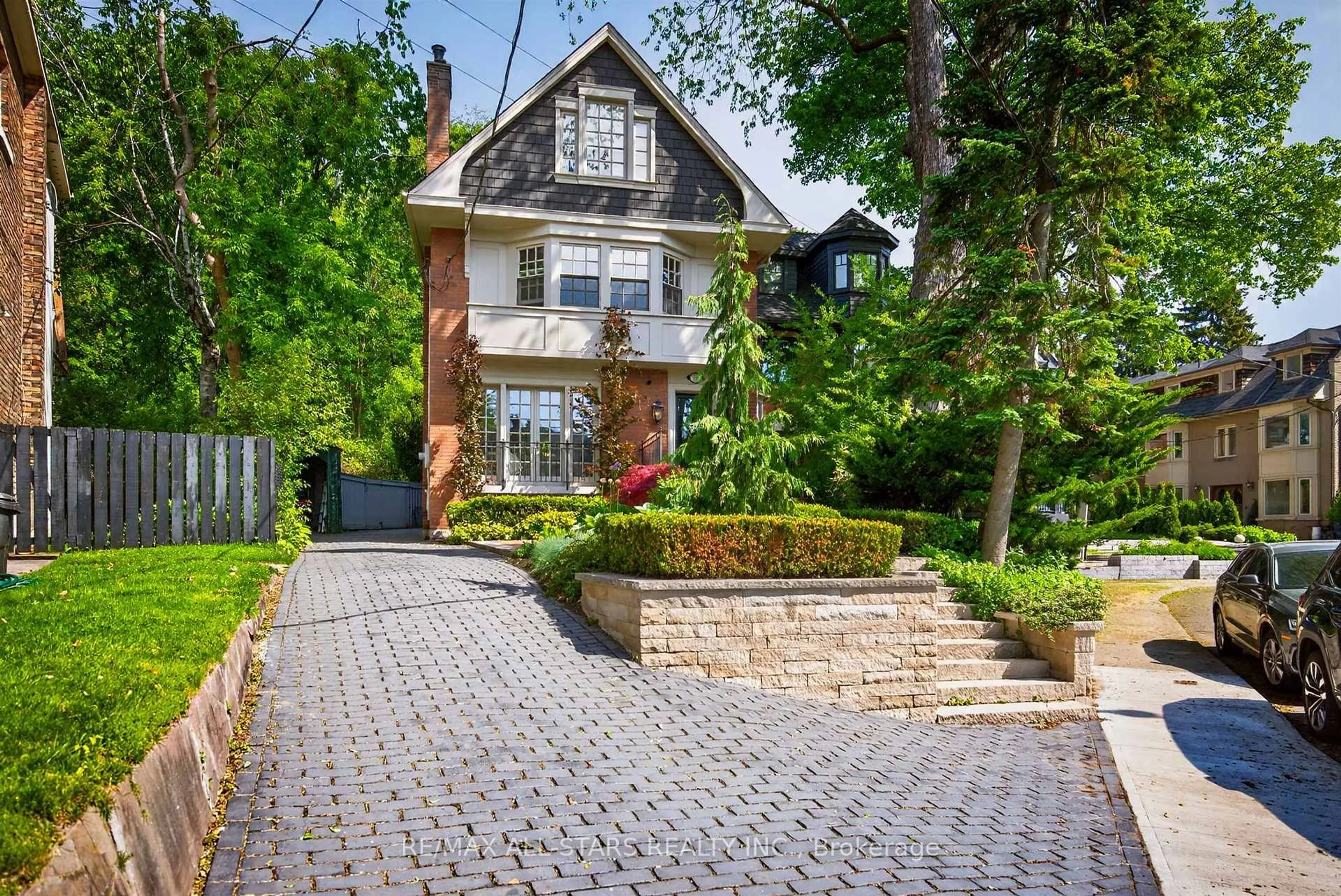 Home with brick exterior material, street for 30 Edgewood Cres, Toronto Ontario M4W 3A9