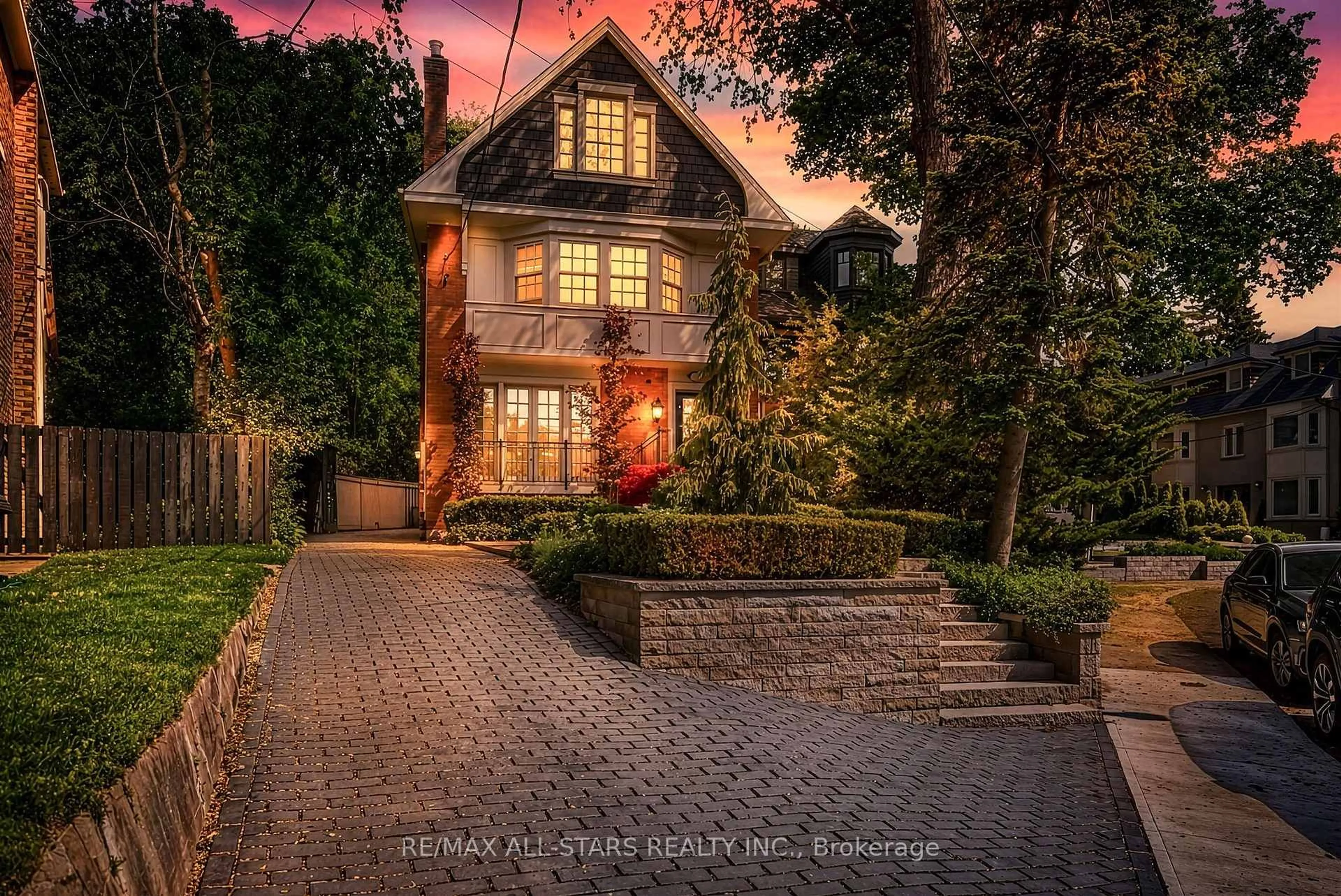 Home with brick exterior material, street for 30 Edgewood Cres, Toronto Ontario M4W 3A9