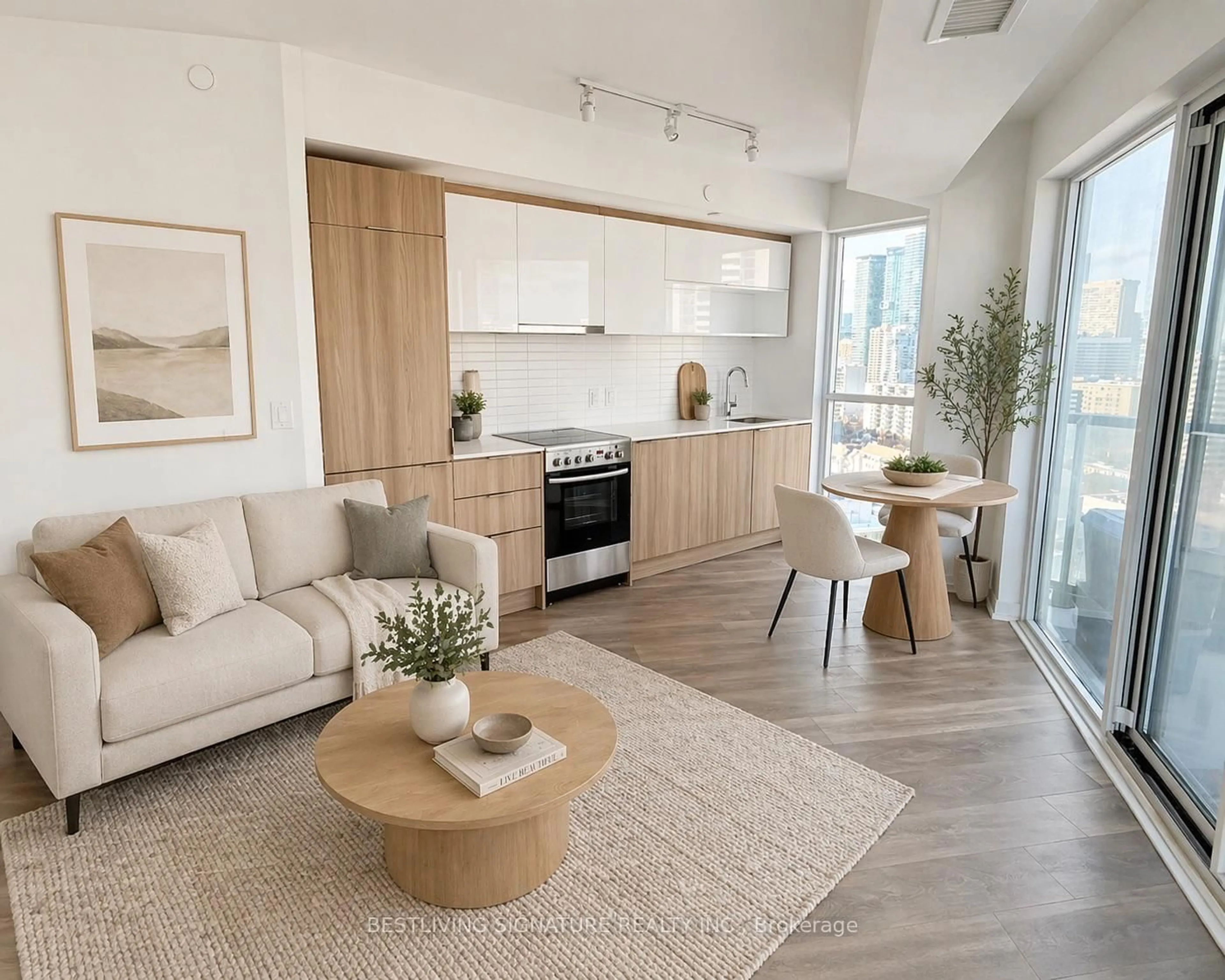 Open concept kitchen, unknown for 159 Wellesley St #903, Toronto Ontario M4Y 0H5