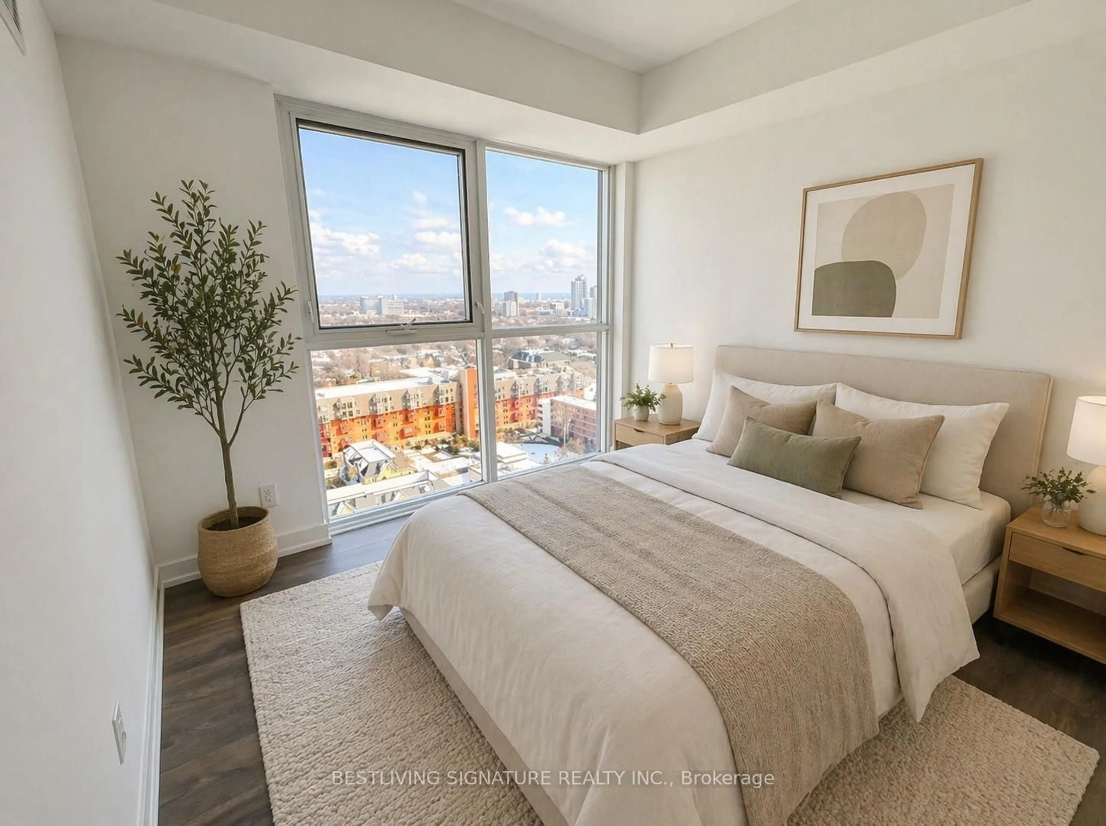 Bedroom with bed, unknown for 159 Wellesley St #903, Toronto Ontario M4Y 0H5
