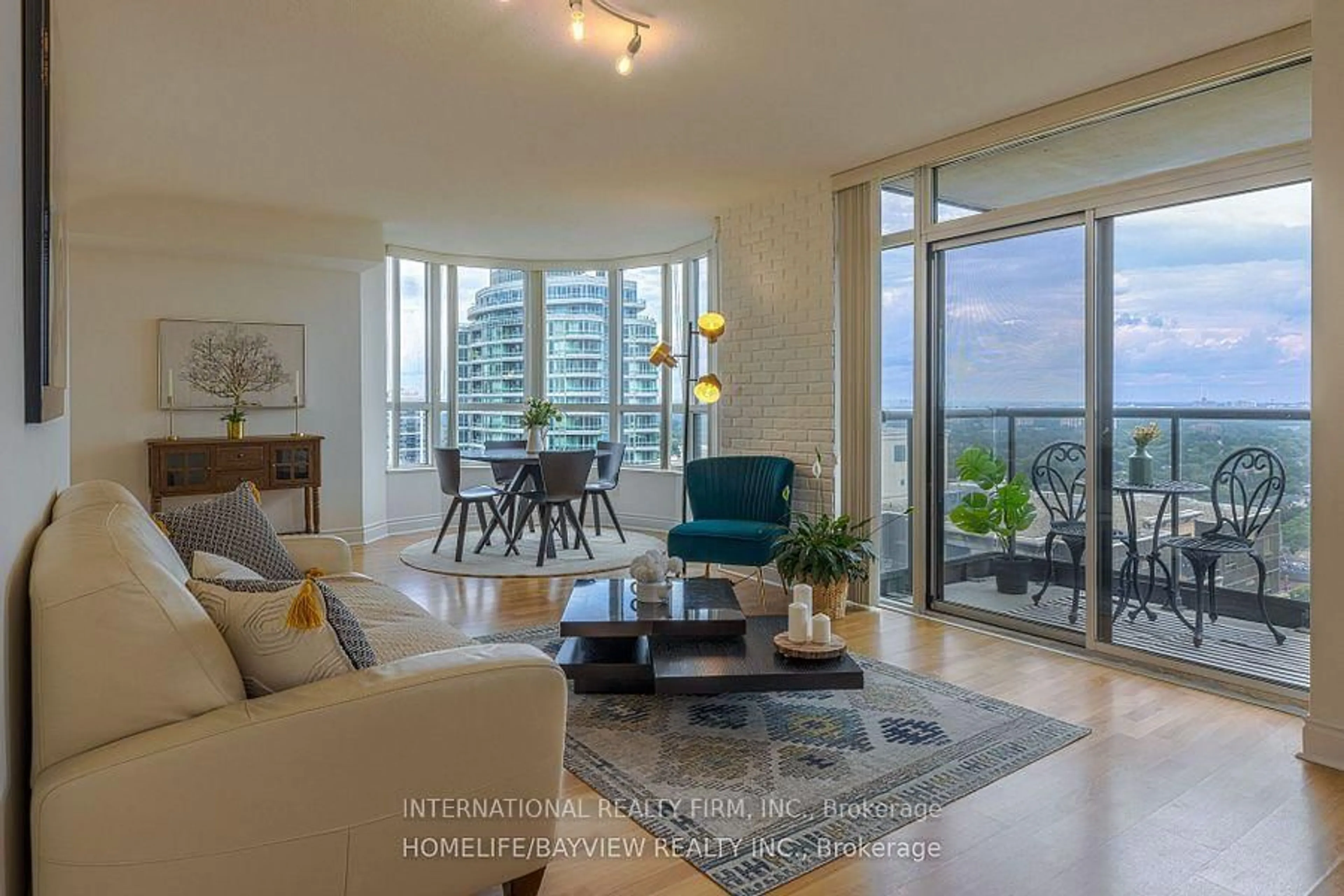 Living room with furniture, unknown for 10 Northtown Way #2512, Toronto Ontario M2N 7L4