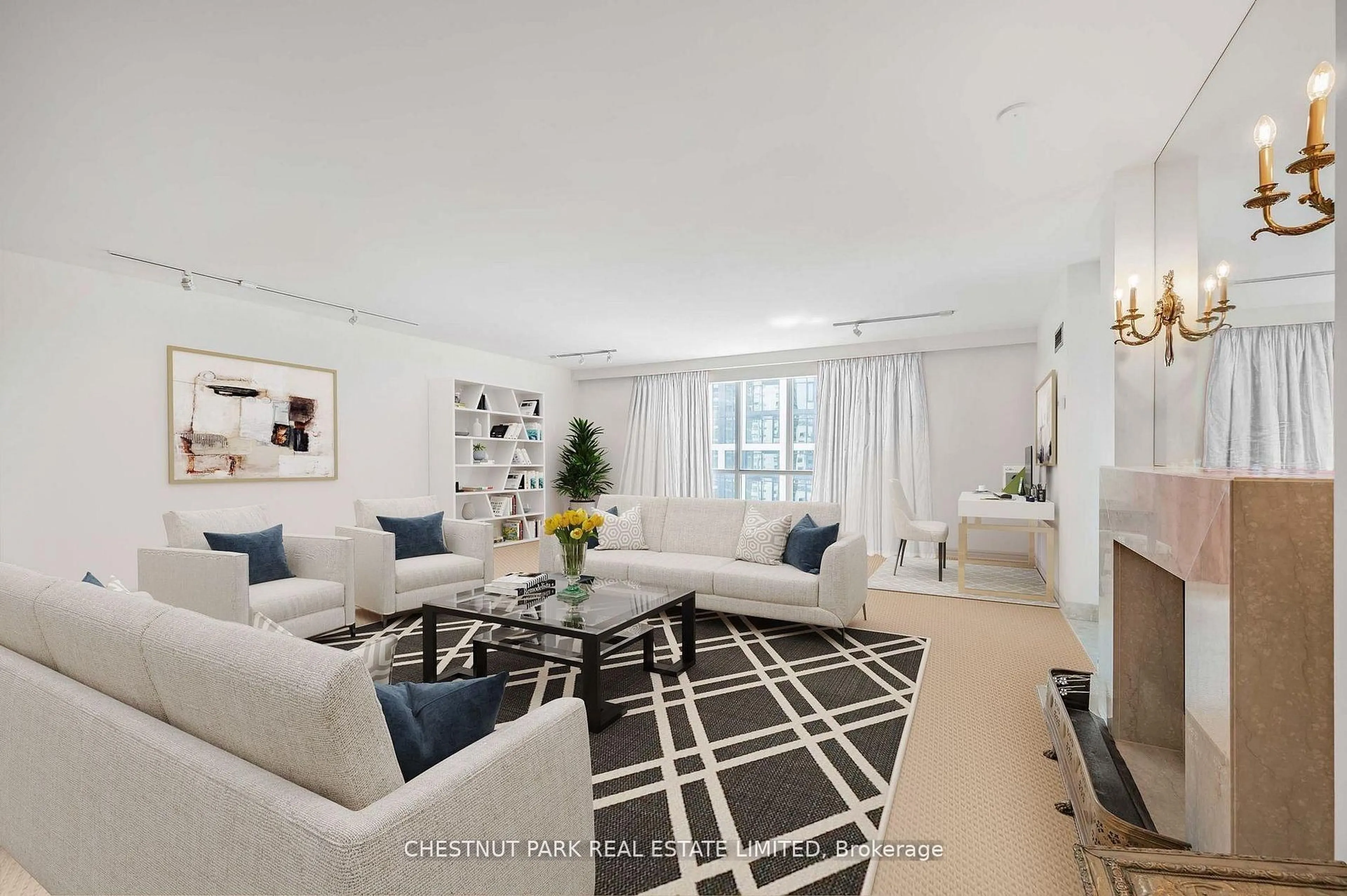 Living room with furniture, unknown for 40 Rosehill Ave #PHG, Toronto Ontario M4T 1G5