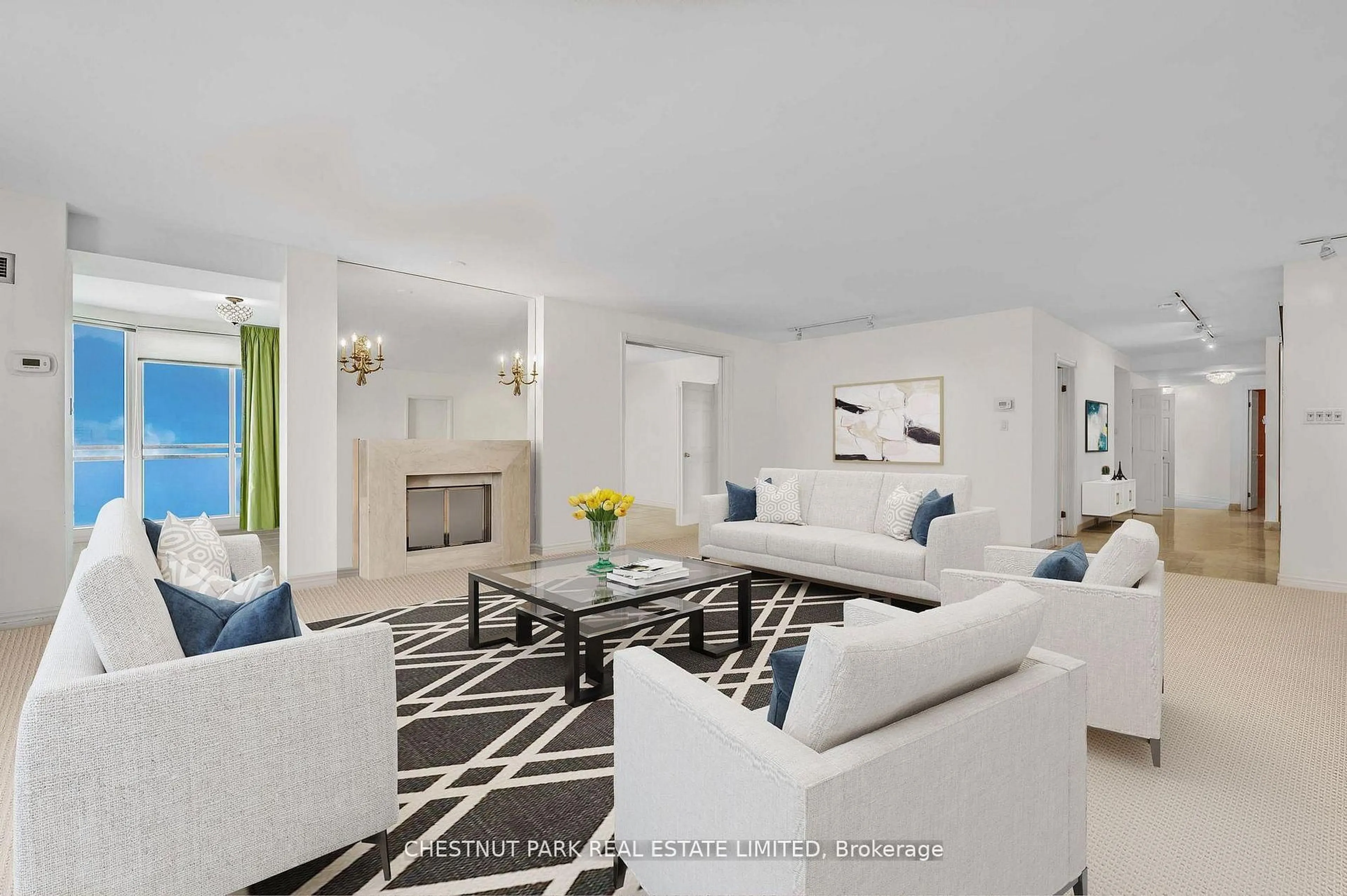 Living room with furniture, unknown for 40 Rosehill Ave #PHG, Toronto Ontario M4T 1G5