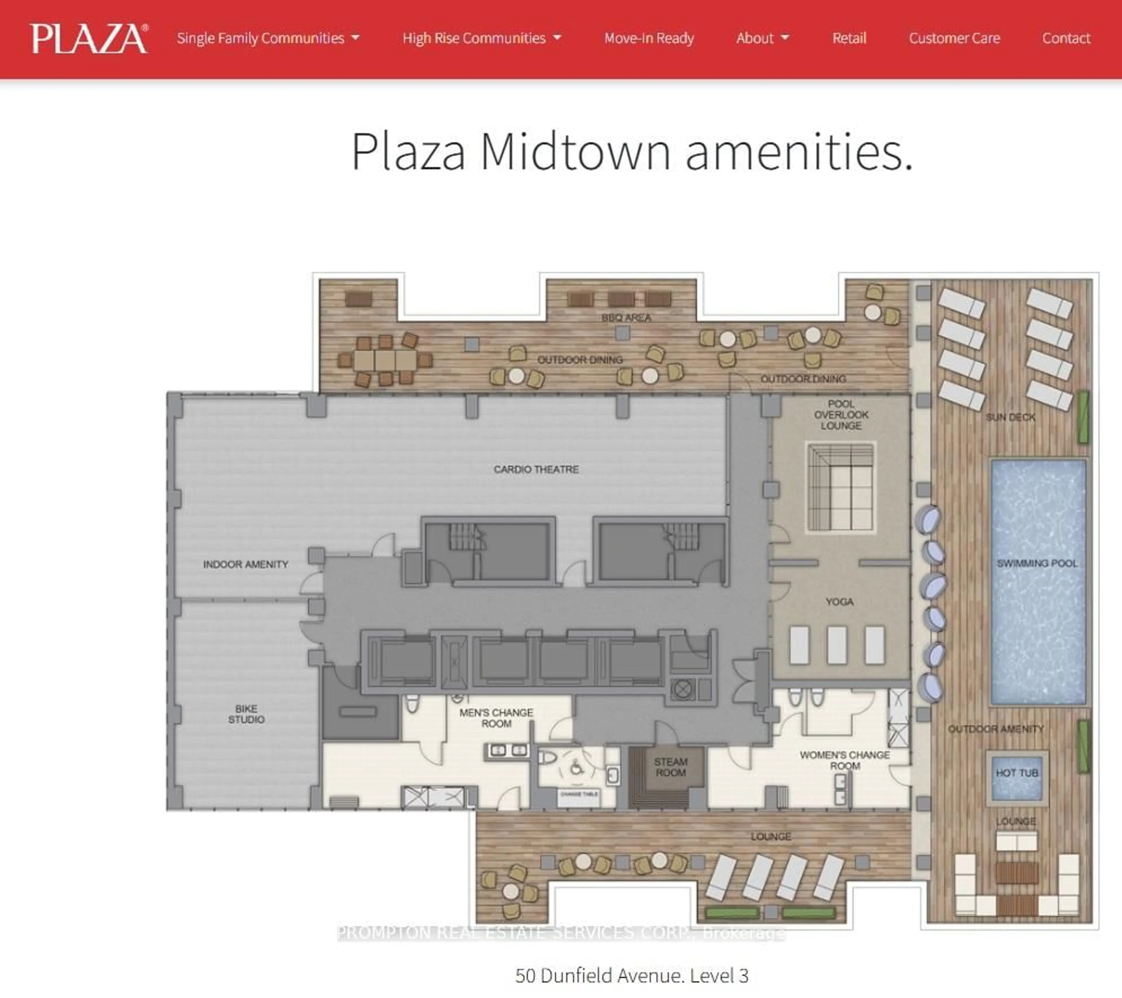 Floor plan for 25 Holly St #2008, Toronto Ontario M4S 0E3