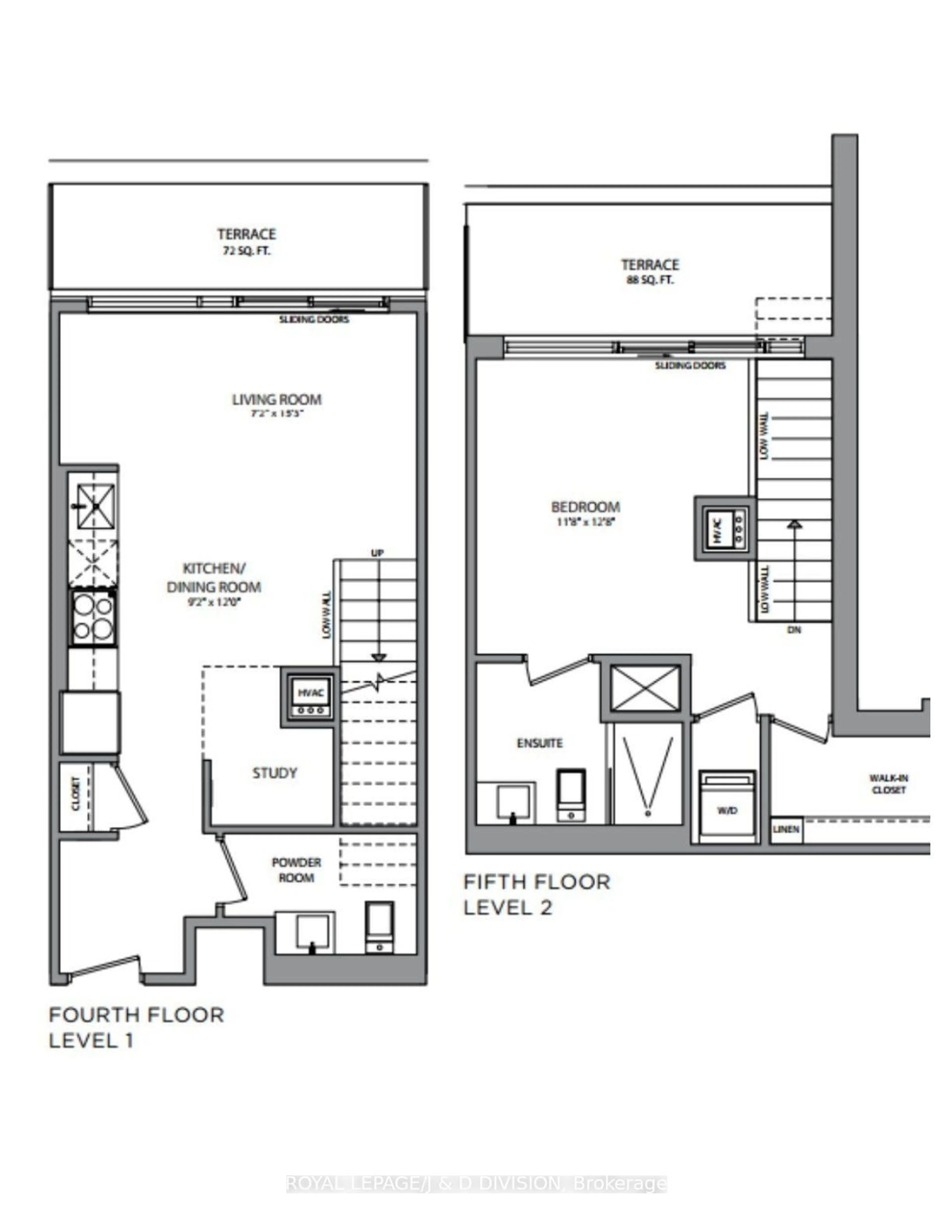 Floor plan for 90 Niagara St #405, Toronto Ontario M5V 0P9
