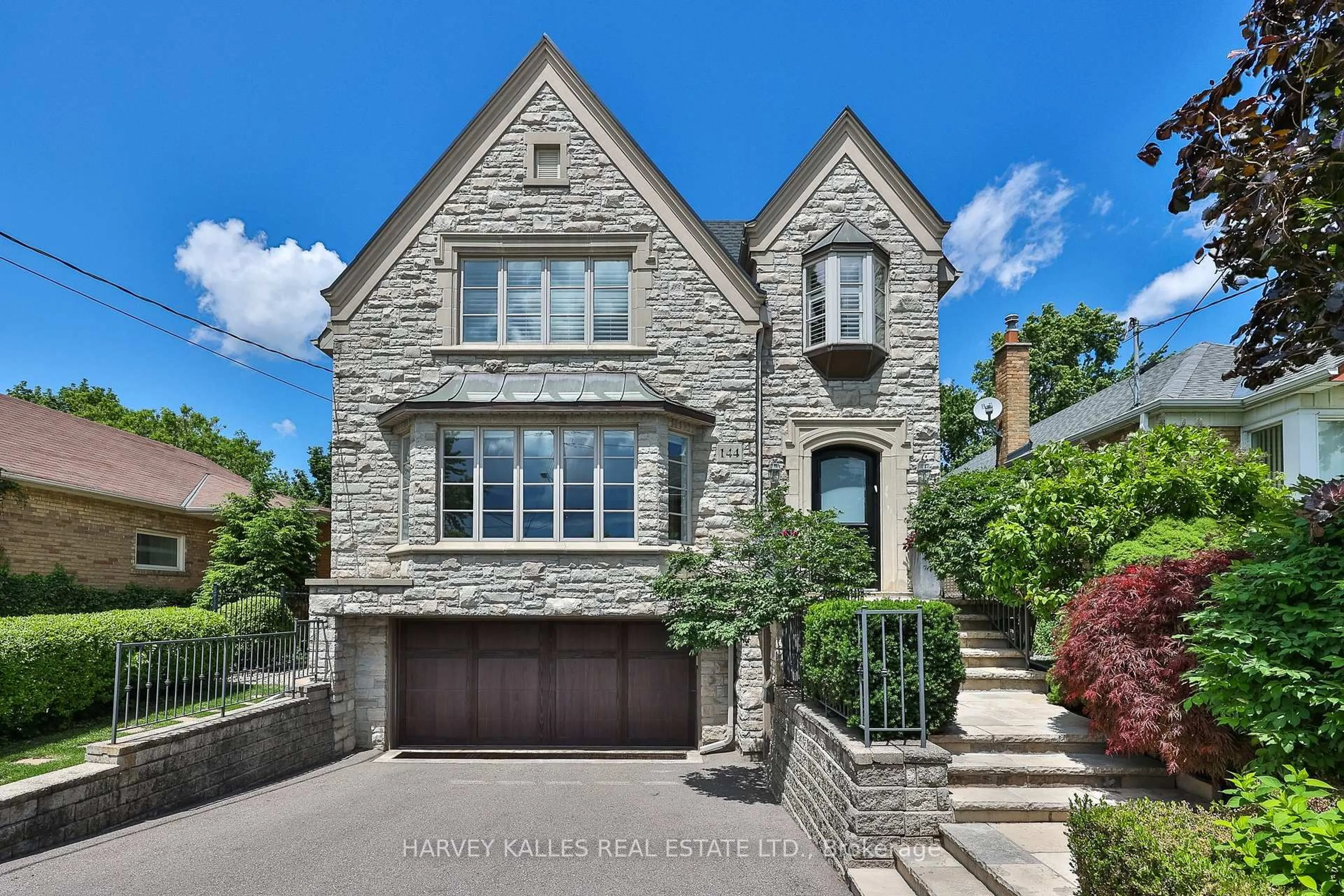 Home with brick exterior material, street for 144 Haddington Ave, Toronto Ontario M5M 2P6