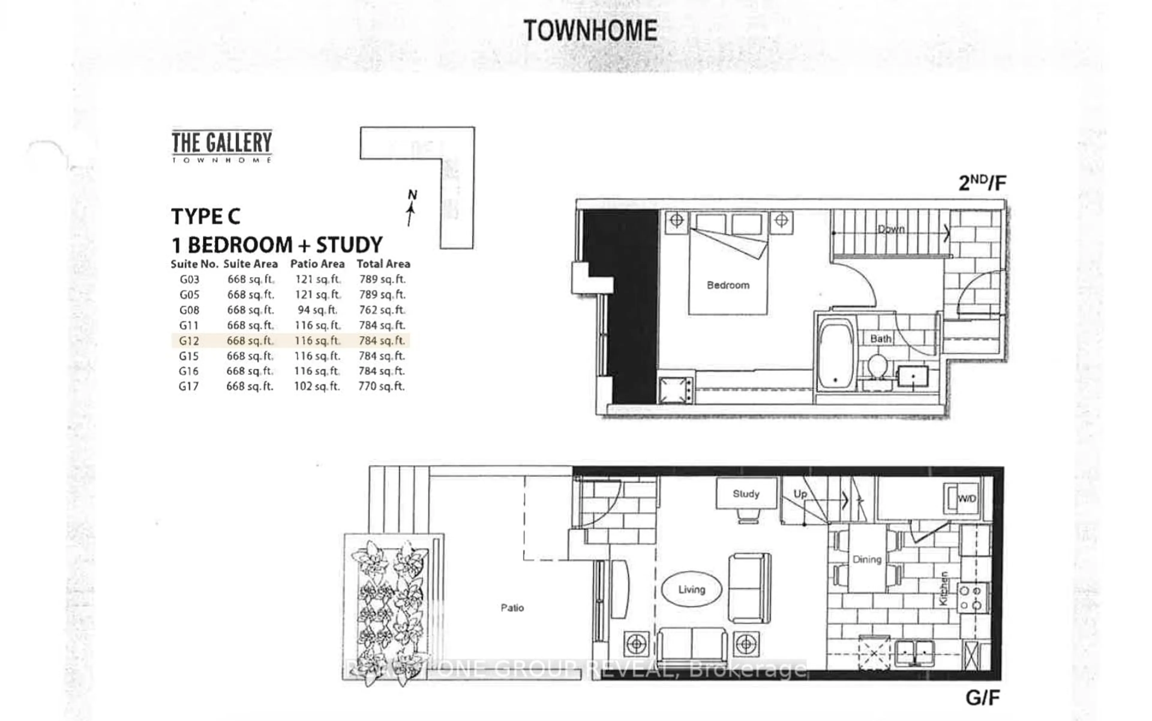Floor plan for 15 Brunel Crt #112, Toronto Ontario M5V 3Y6