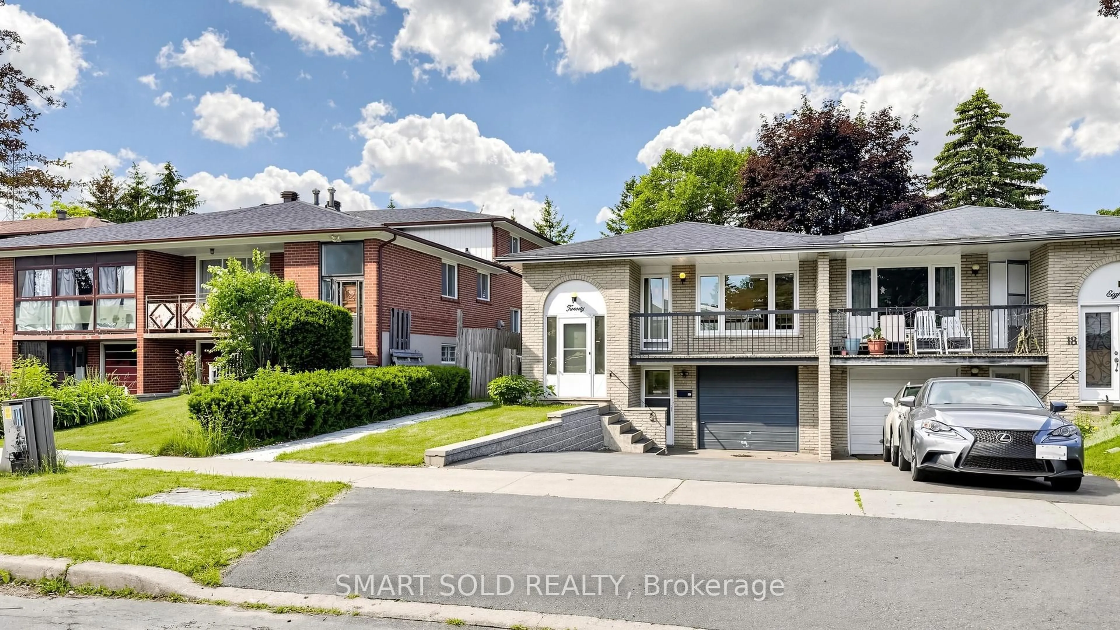 Home with brick exterior material, street for 20 Bedle Ave, Toronto Ontario M2H 1K8