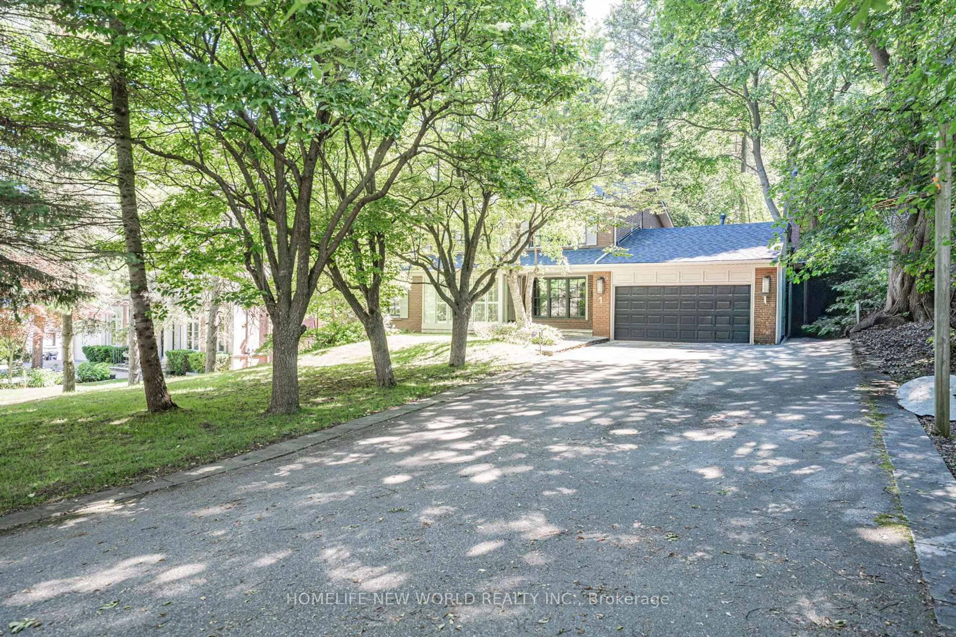 A pic from outside/outdoor area/front of a property/back of a property/a pic from drone, unknown for 1 Campbell Cres, Toronto Ontario M2P 1P1