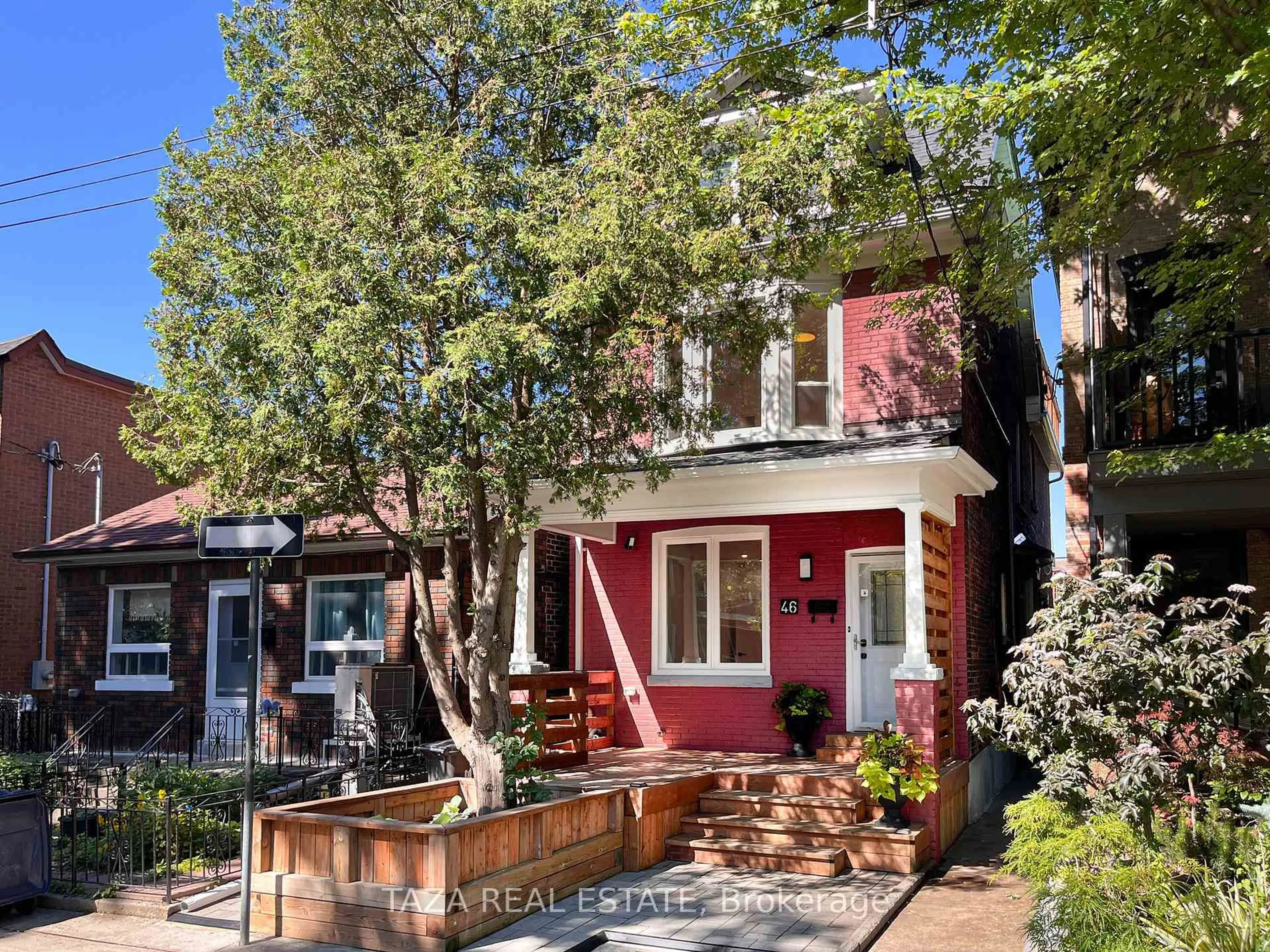 Home with brick exterior material, street for 46 Euclid Ave, Toronto Ontario M6J 2J6