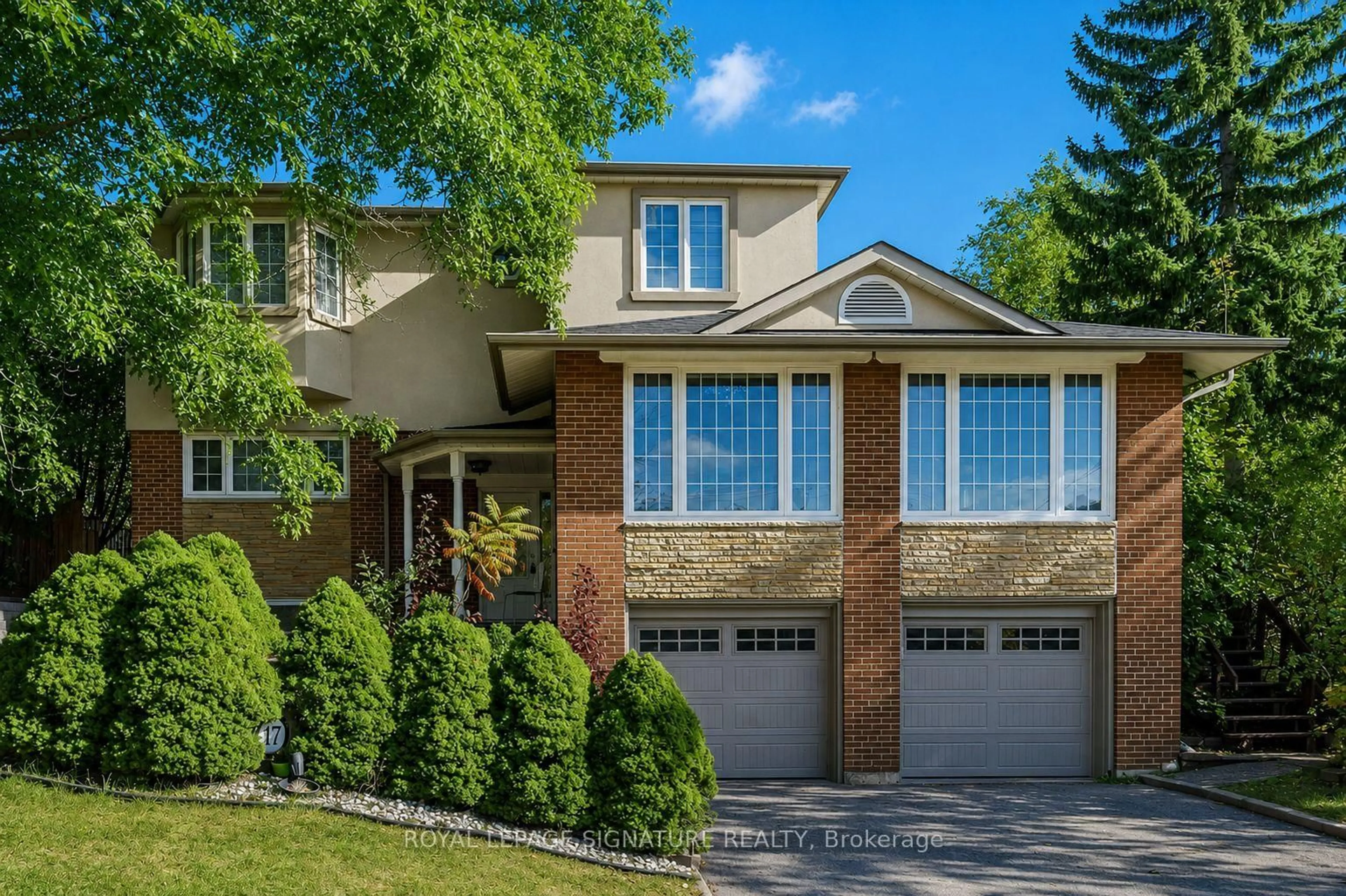 Home with brick exterior material, street for 17 Valentine Dr, Toronto Ontario M3A 3J5