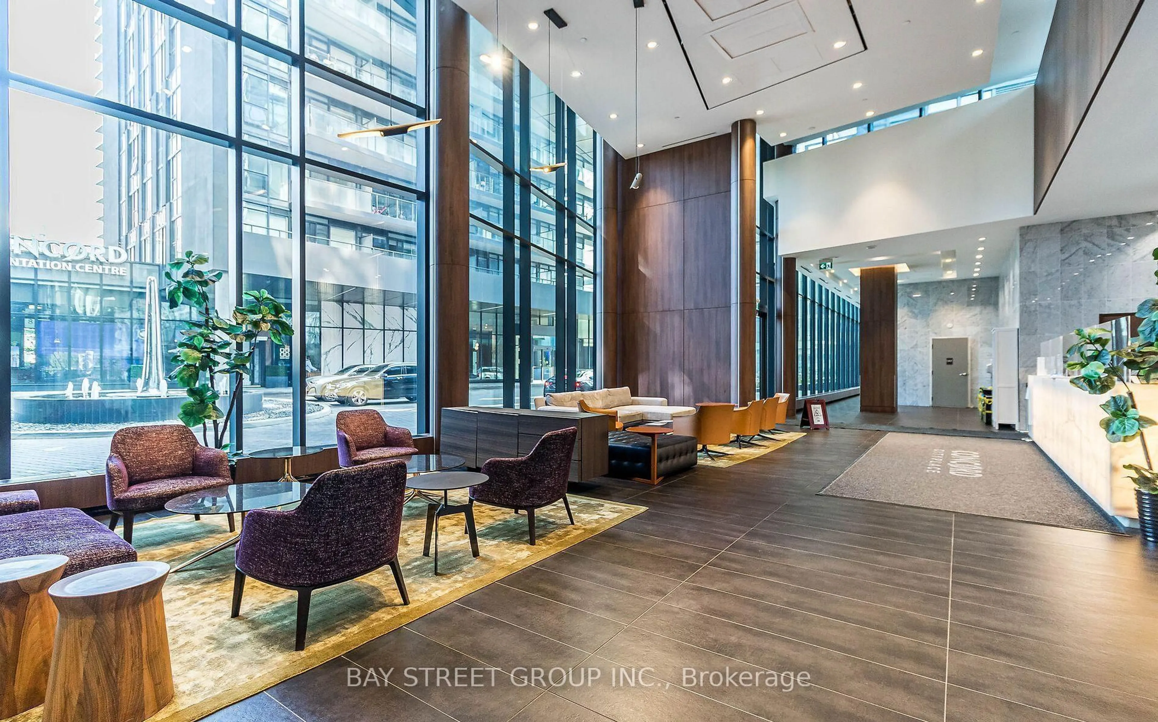 Lobby for 80 Queens Wharf Rd #2007, Toronto Ontario M5V 0J3