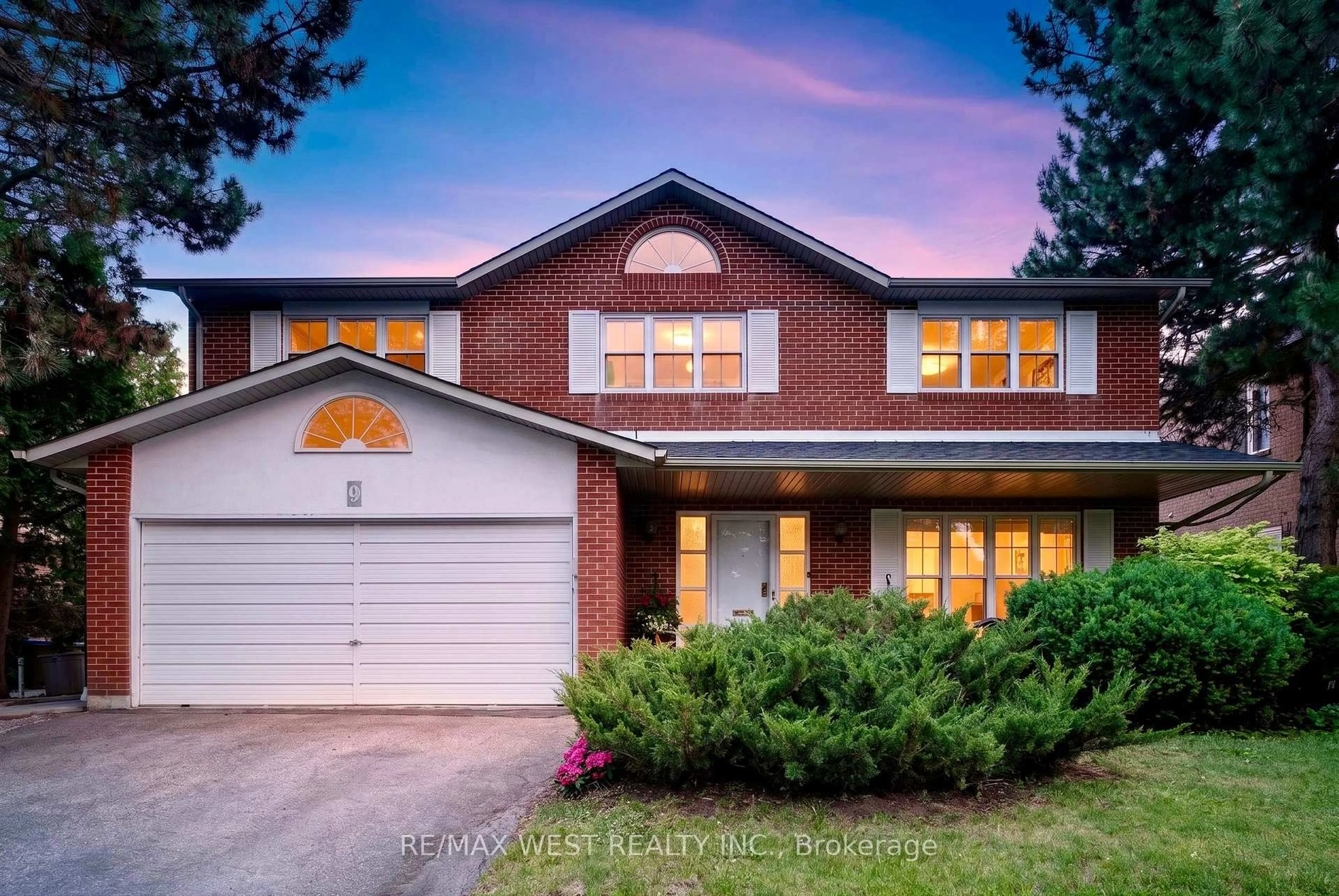 Home with brick exterior material, street for 9 Harlington Rd, Toronto Ontario M3B 3G3