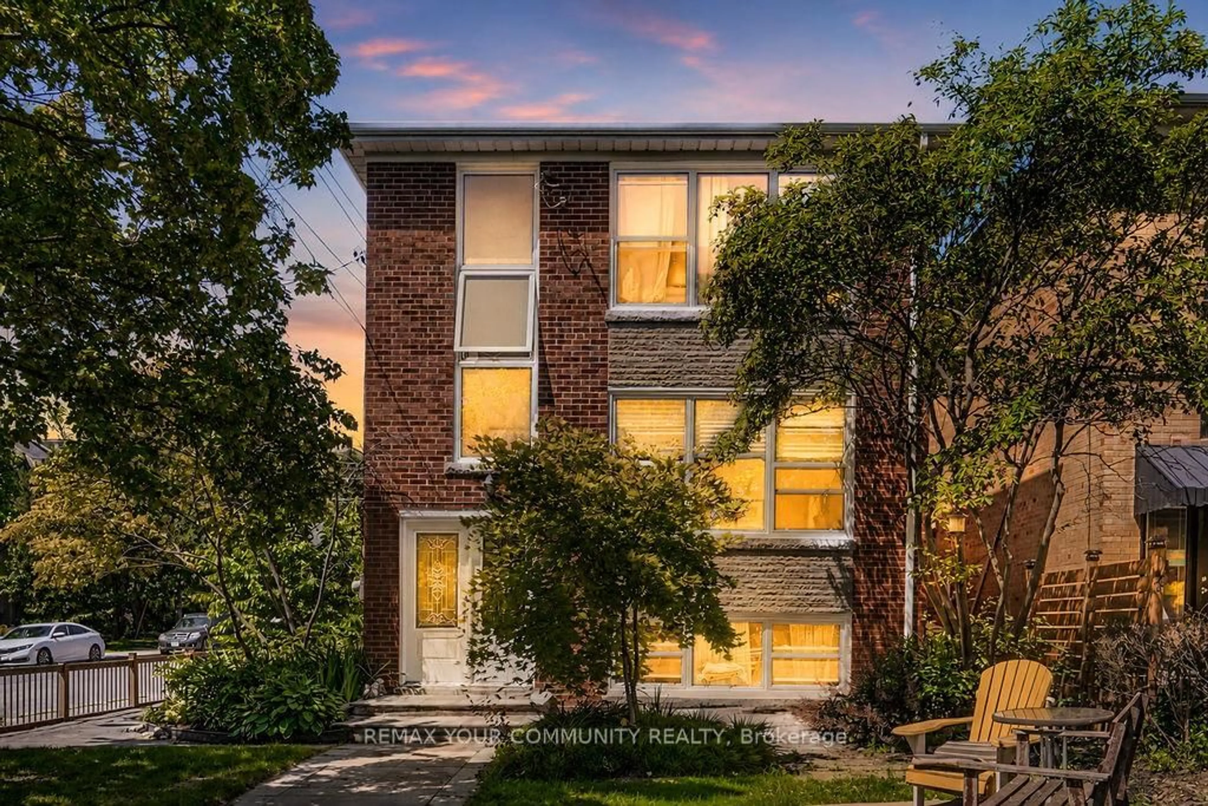 Home with brick exterior material, street for 2 Rowley Ave, Toronto Ontario M4P 2S8