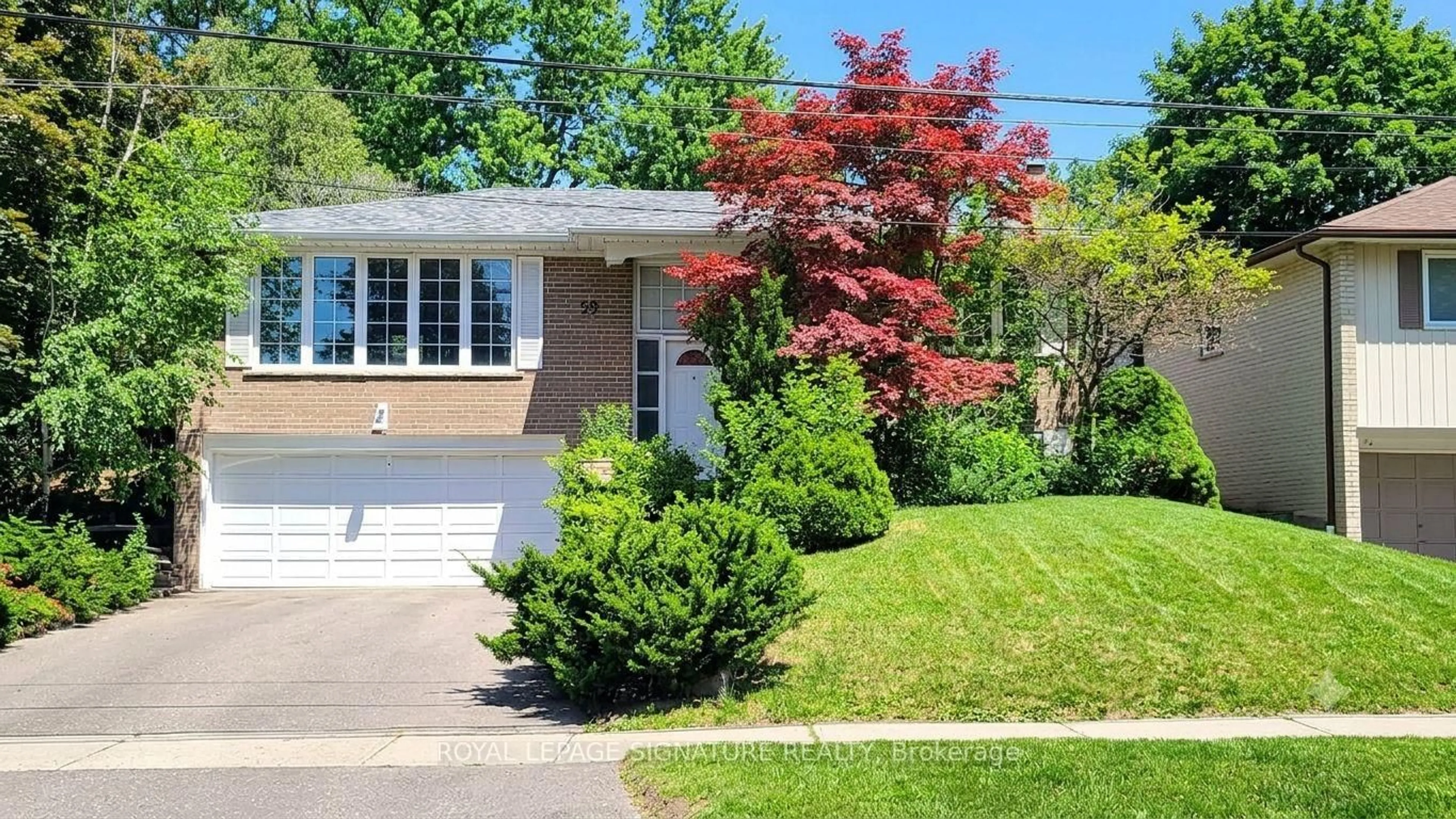 Home with brick exterior material, street for 59 Valentine Dr, Toronto Ontario M3A 3J7