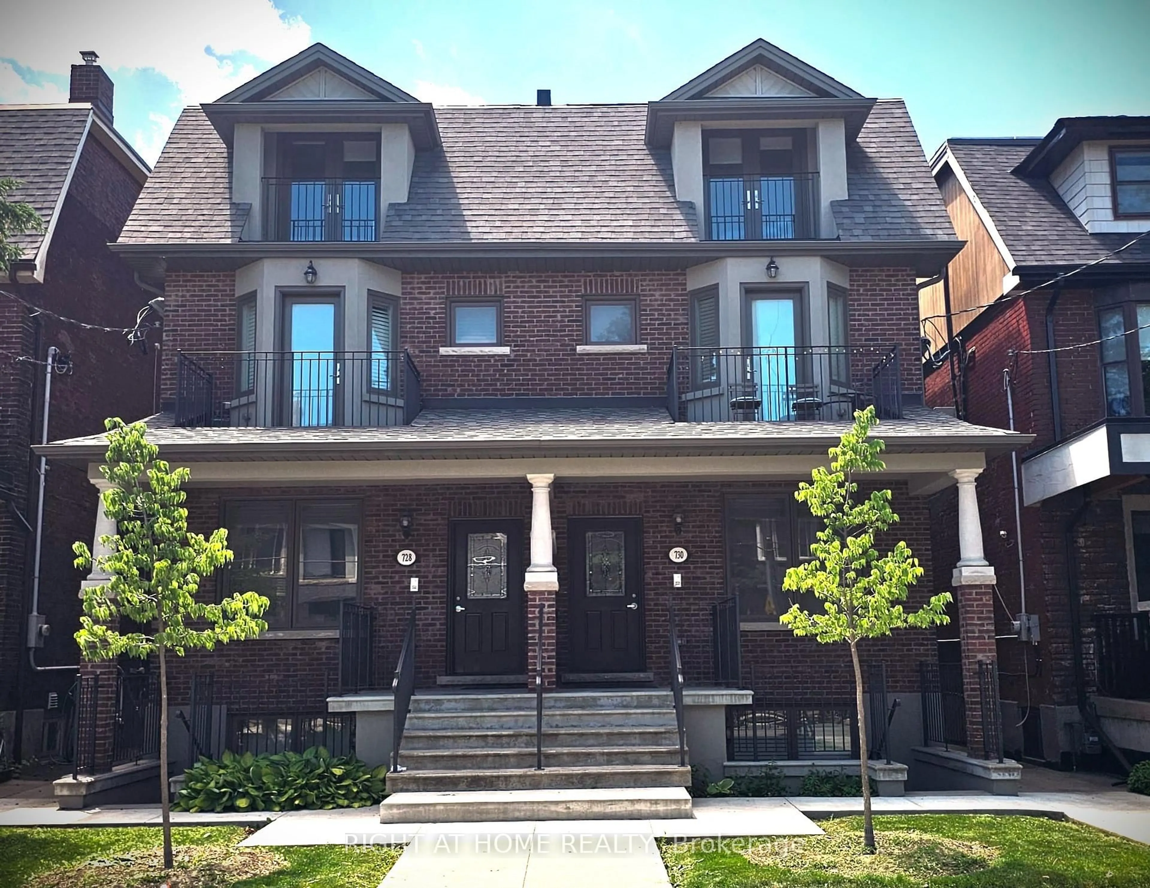 Home with brick exterior material, street for 730 Shaw St, Toronto Ontario M6G 3L7