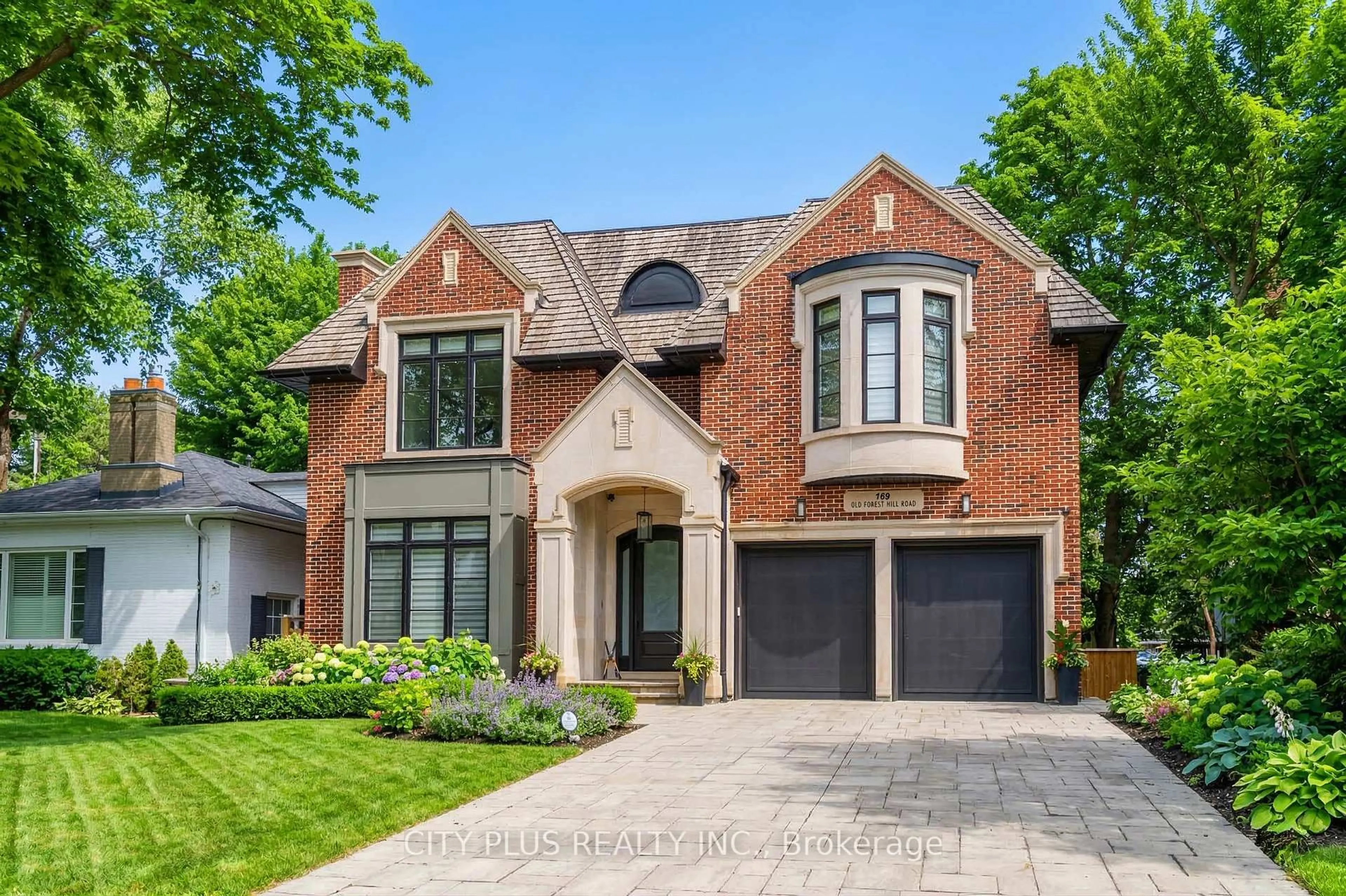 Home with brick exterior material, street for 169 Old Forest Hill Rd, Toronto Ontario M6C 2G7