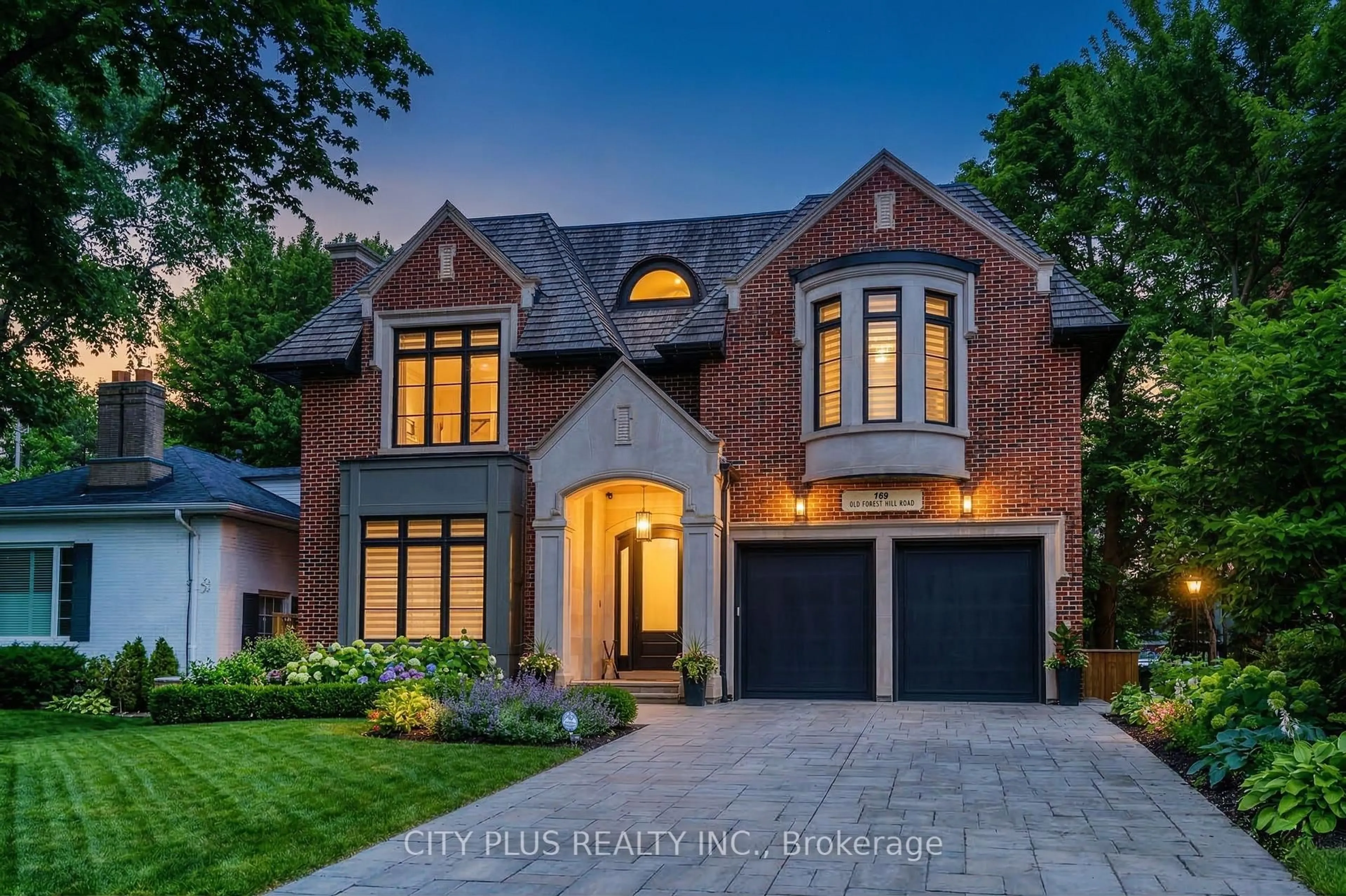 Home with brick exterior material, street for 169 Old Forest Hill Rd, Toronto Ontario M6C 2G7
