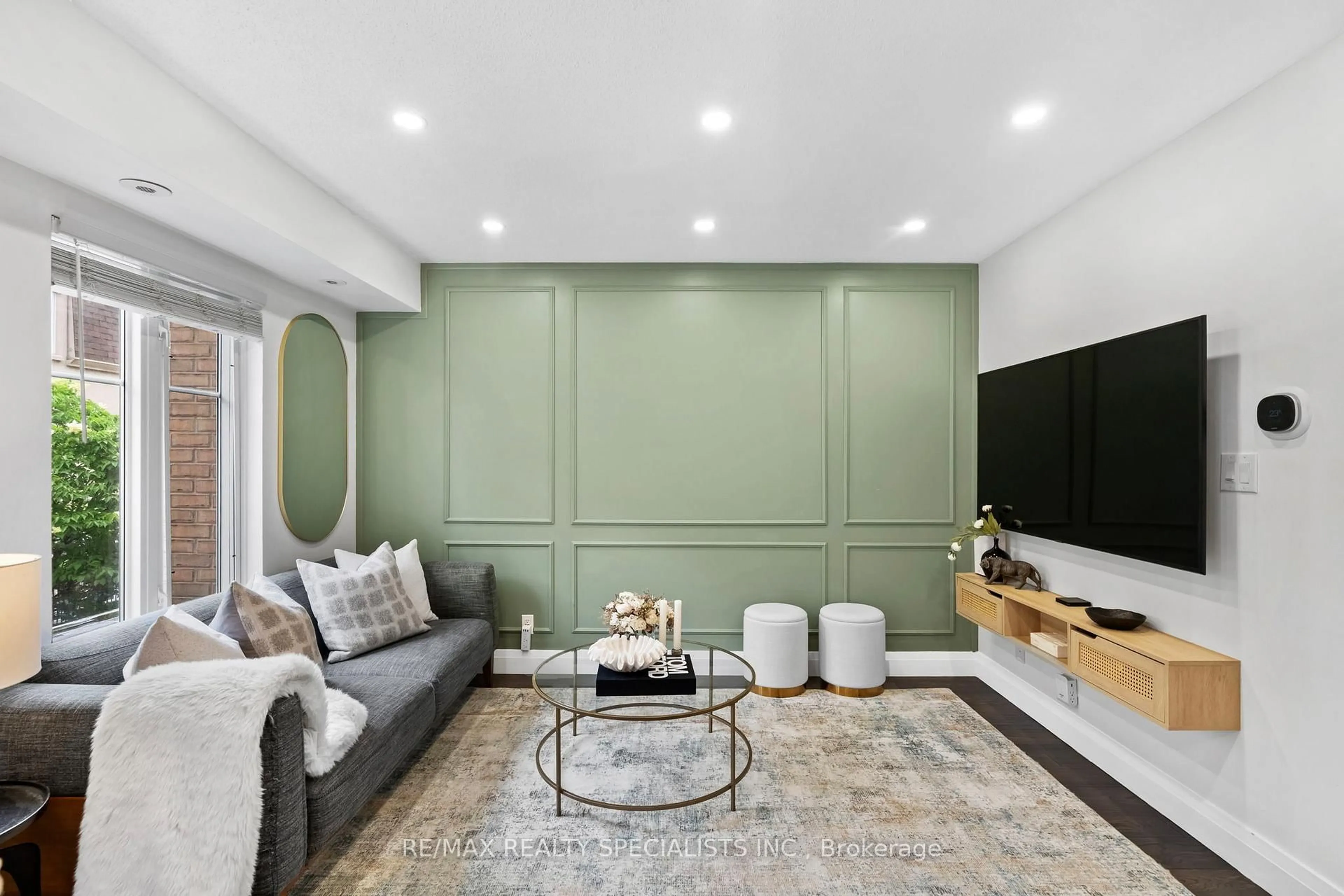 Living room with furniture, unknown for 26 Western Battery Rd #222, Toronto Ontario M6K 3N9