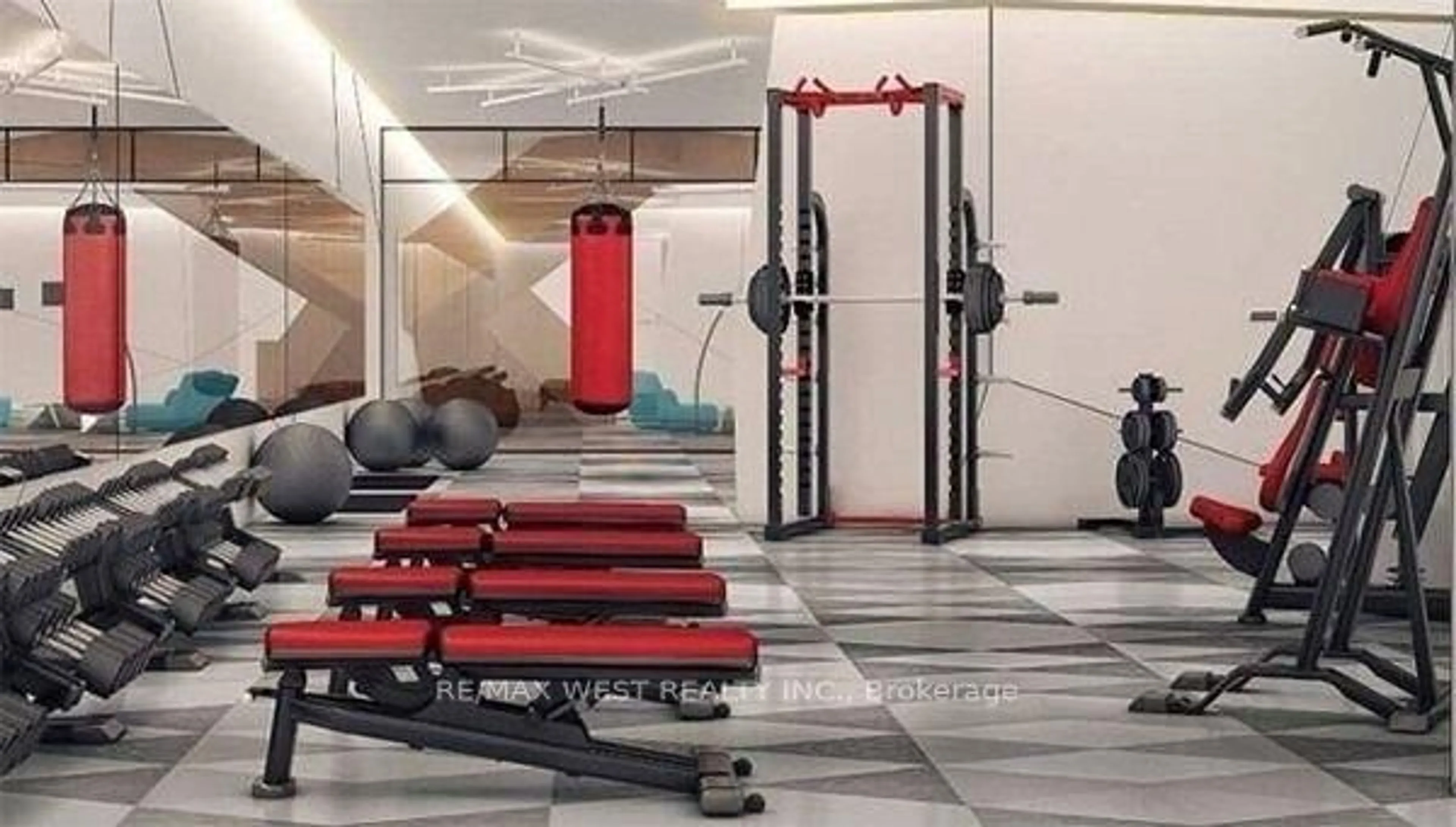 Gym or fitness room for 50 Ordnance St #1411, Toronto Ontario M6K 1A2