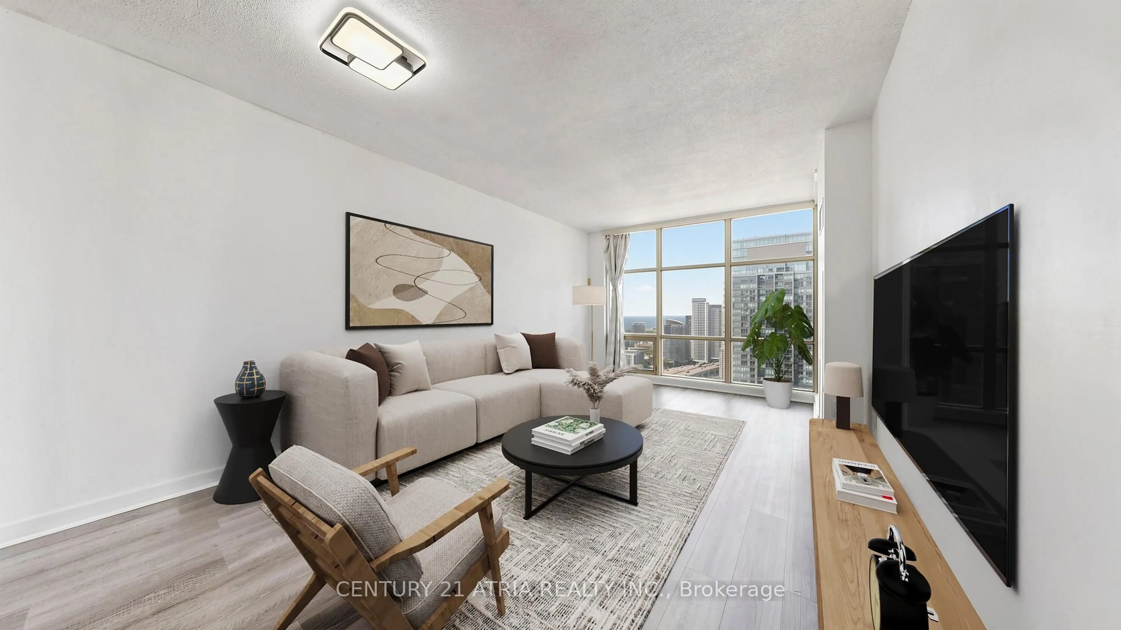 Living room with furniture, unknown for 10 Navy Wharf Crt #3902, Toronto Ontario M5V 3V2