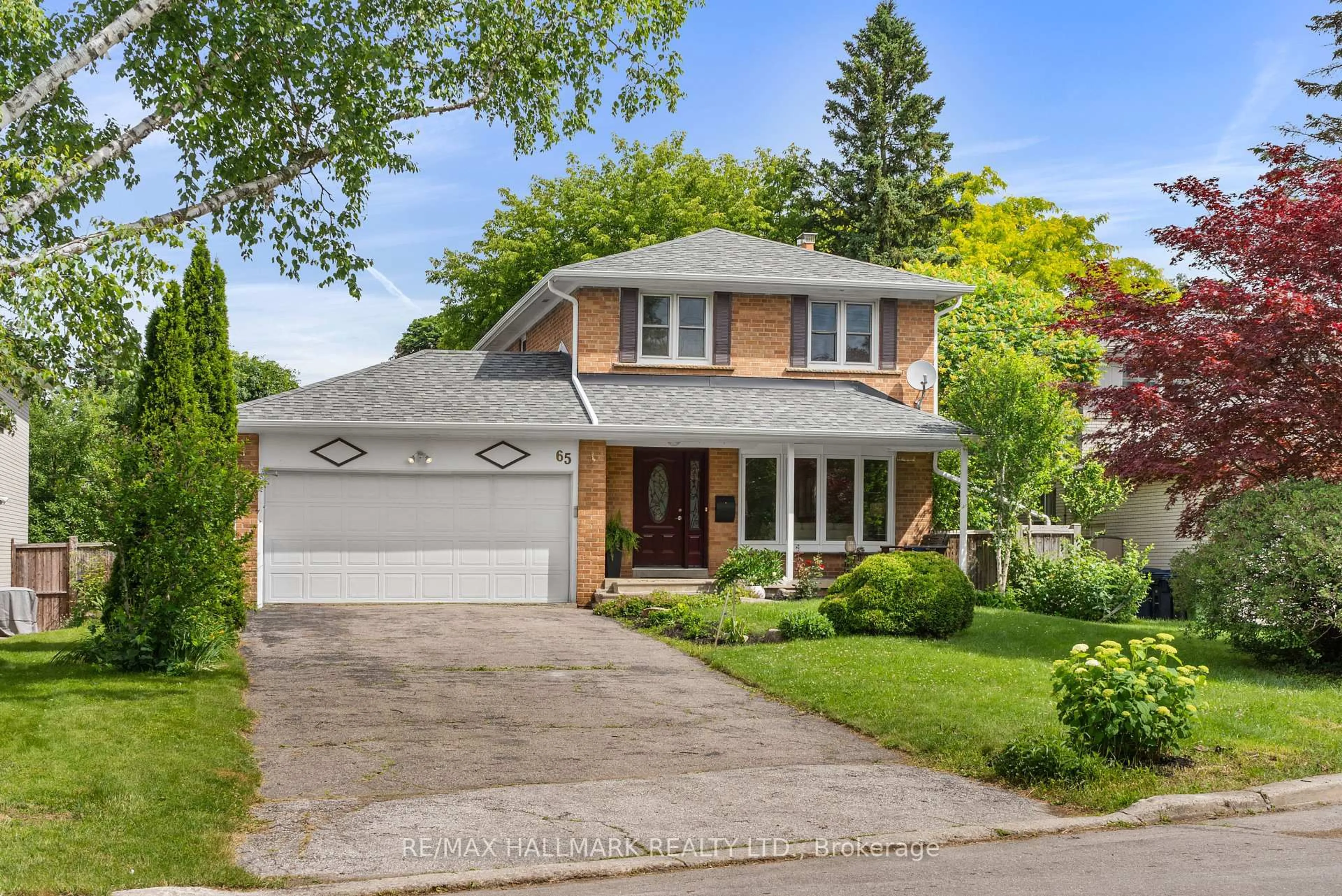 Home with brick exterior material, street for 65 Allview Cres, Toronto Ontario M2J 2R4