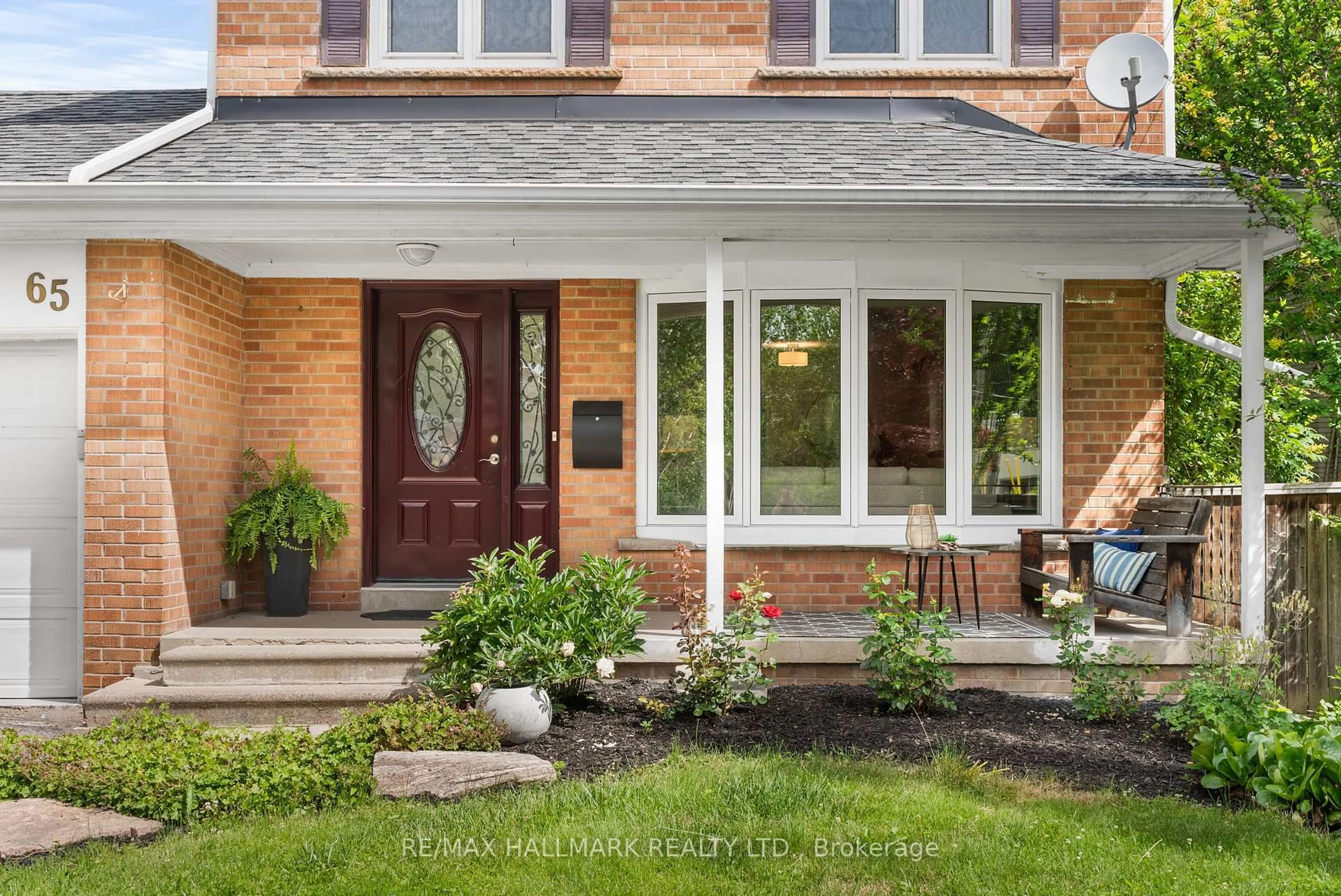 Home with brick exterior material, street for 65 Allview Cres, Toronto Ontario M2J 2R4