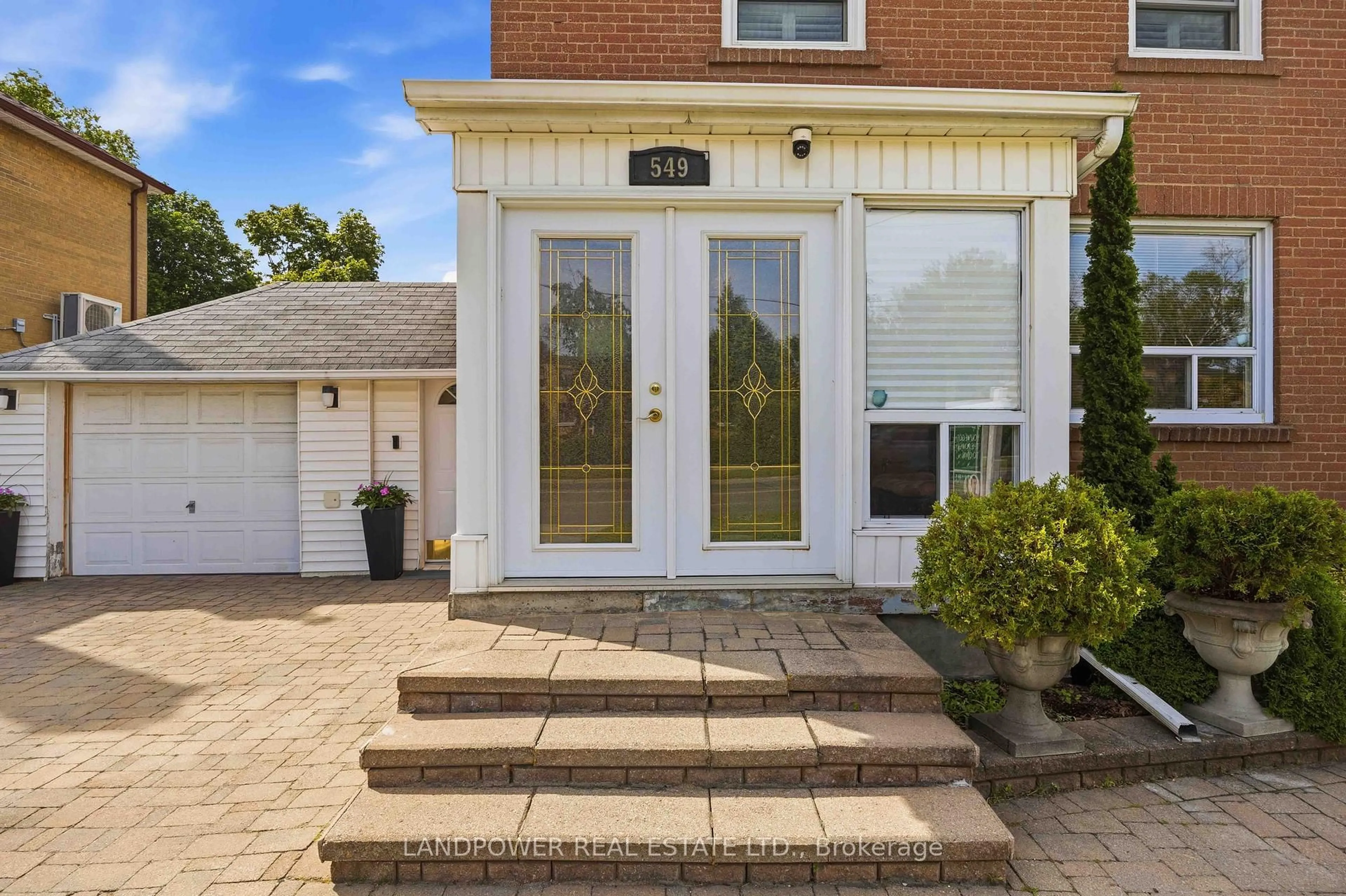 Home with brick exterior material, street for 549 Lawrence Ave, Toronto Ontario M6A 1A5