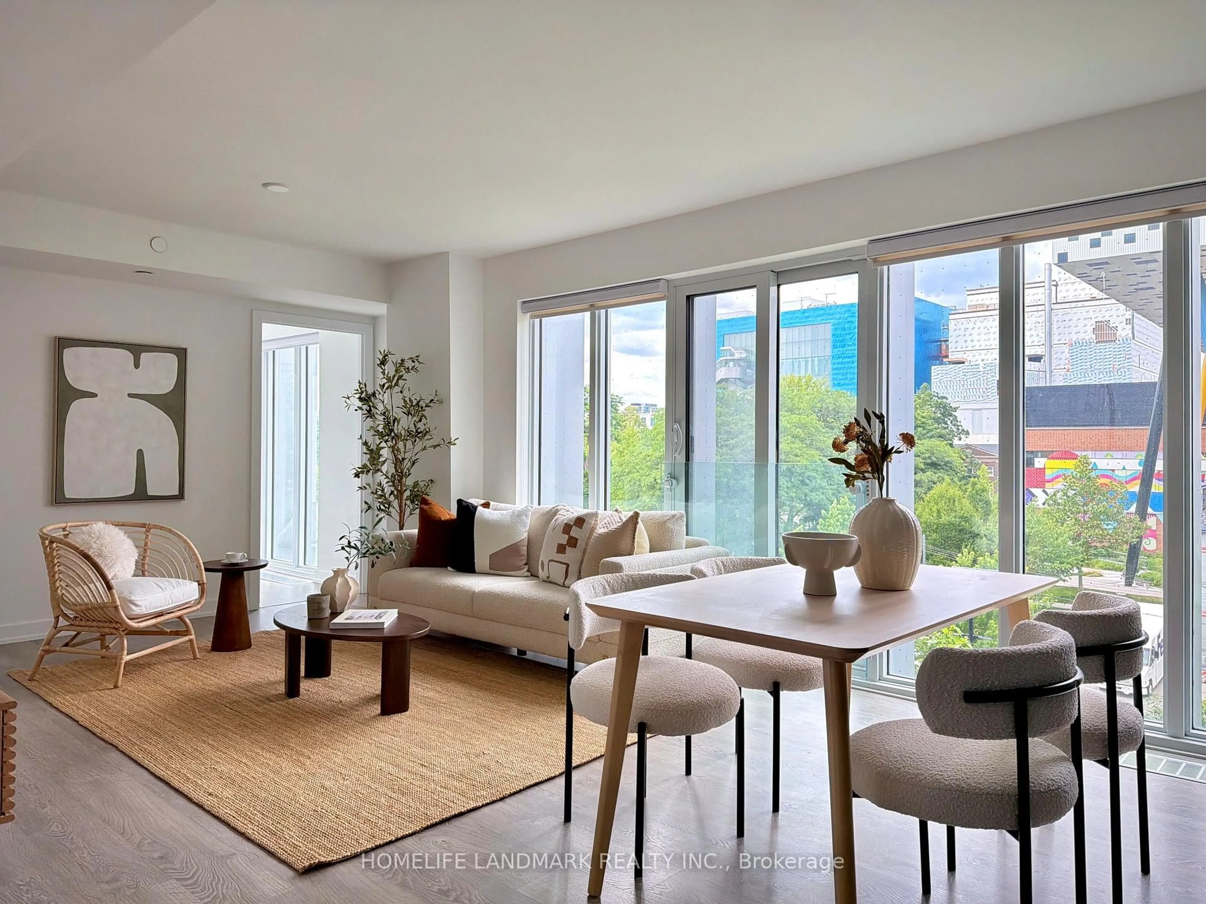 Living room with furniture, unknown for 50 McCaul St #504, Toronto Ontario M5T 1V9