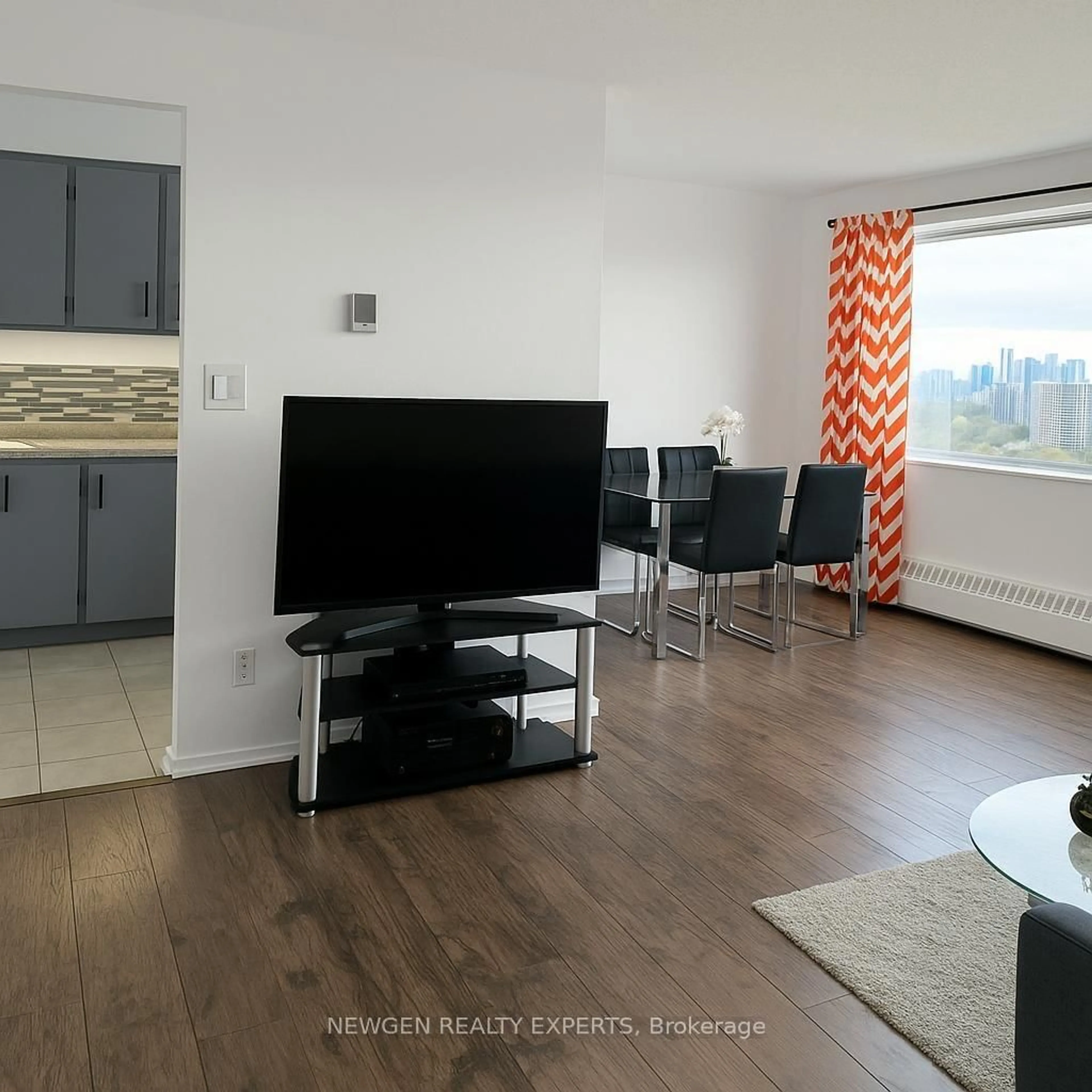 Living room with furniture, unknown for 715 Don Mills Rd #2608, Toronto Ontario M3C 1S5
