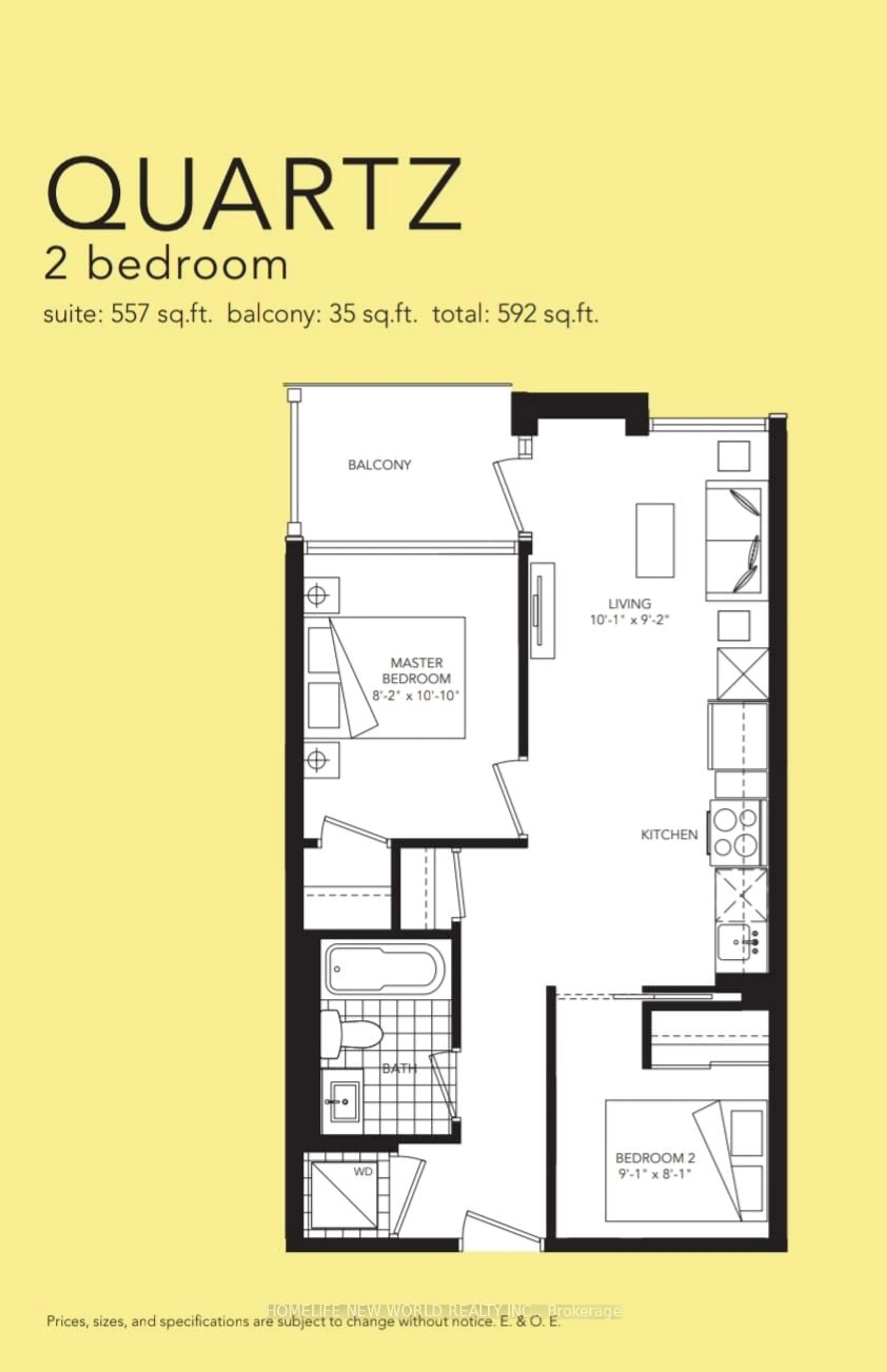 Floor plan for 621 Sheppard Ave #710, Toronto Ontario M2K 0G4