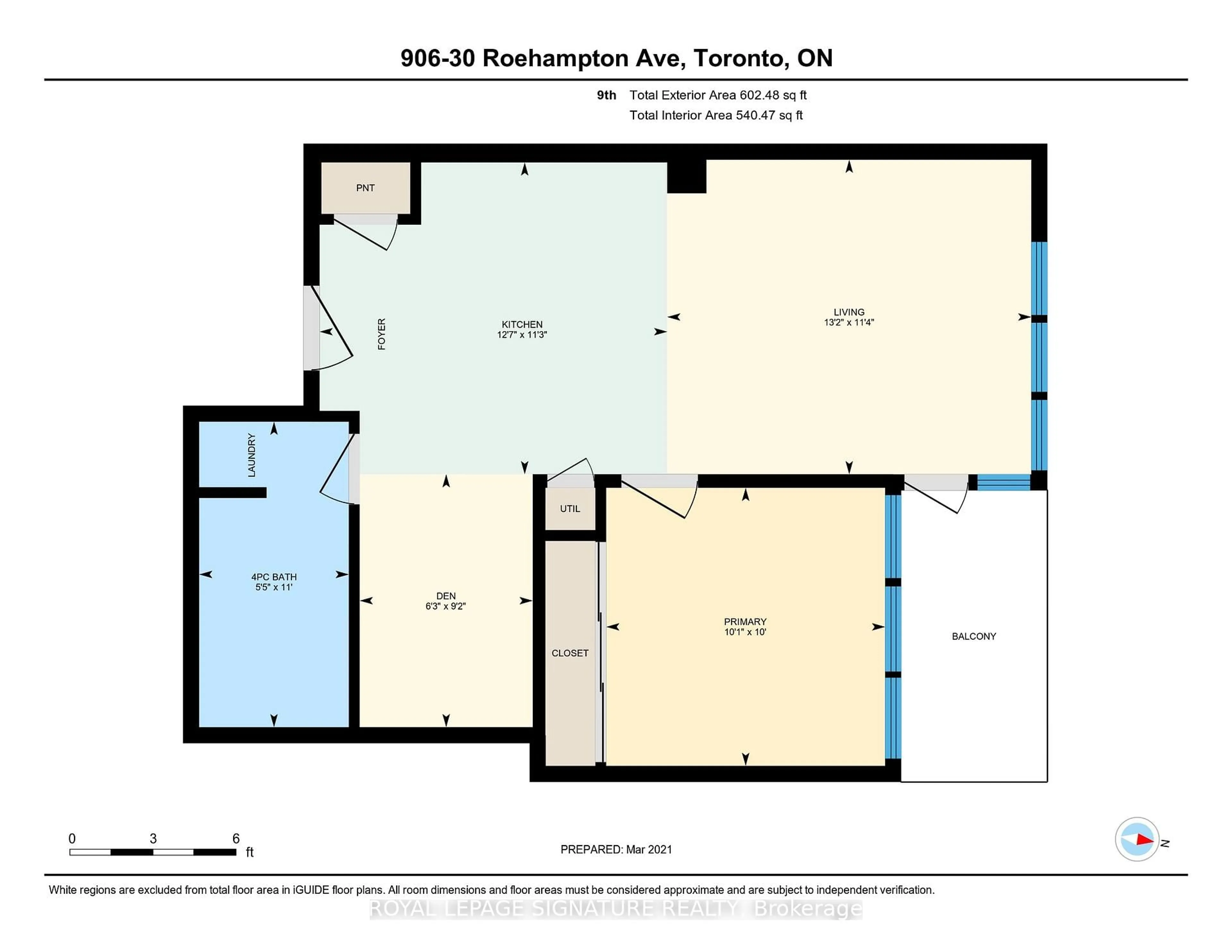 Floor plan for 30 Roehampton Ave #806, Toronto Ontario M4P 0B9