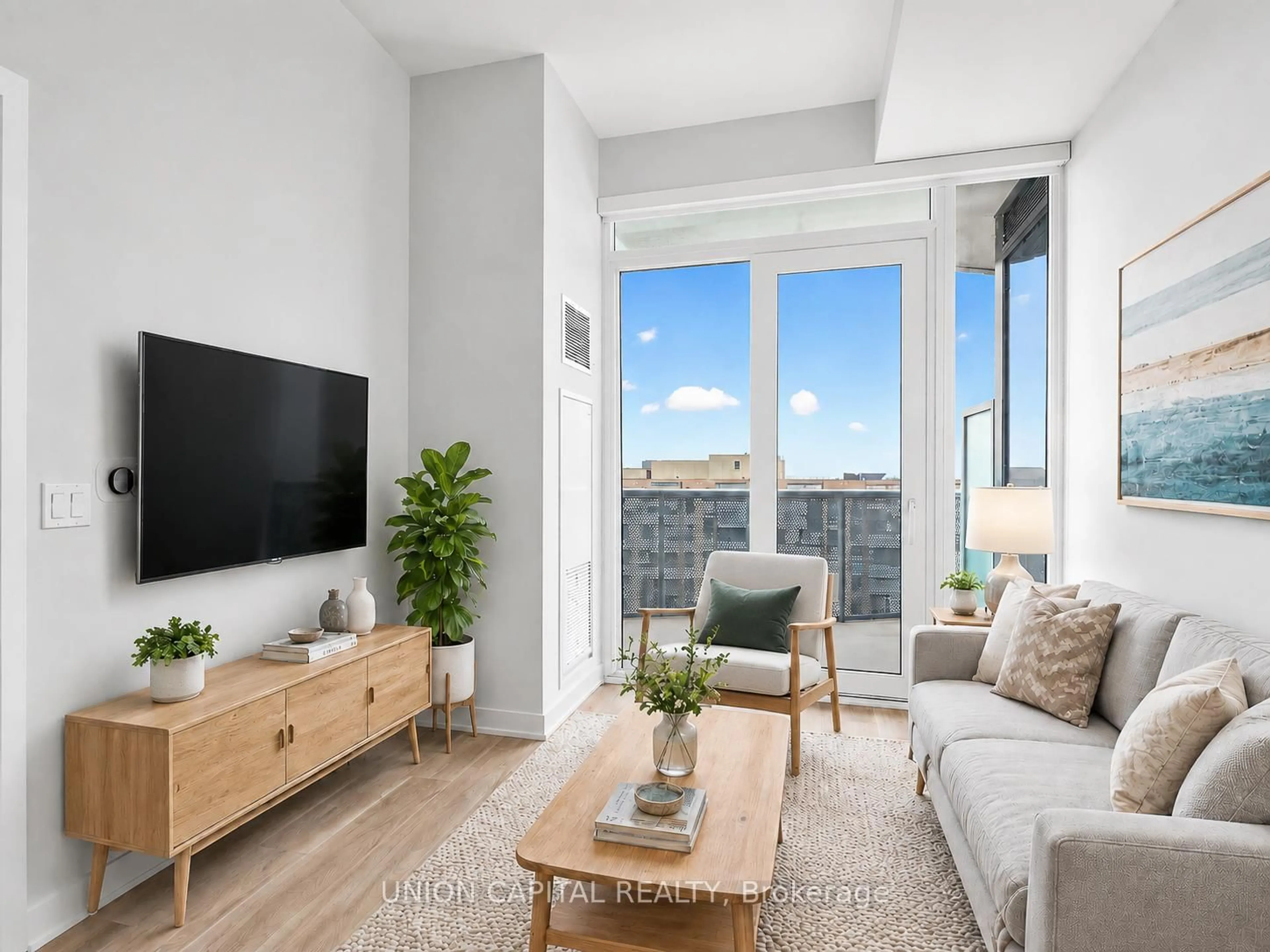 Living room with furniture, unknown for 15 Holmes Ave #1603, Toronto Ontario M2N 0L4