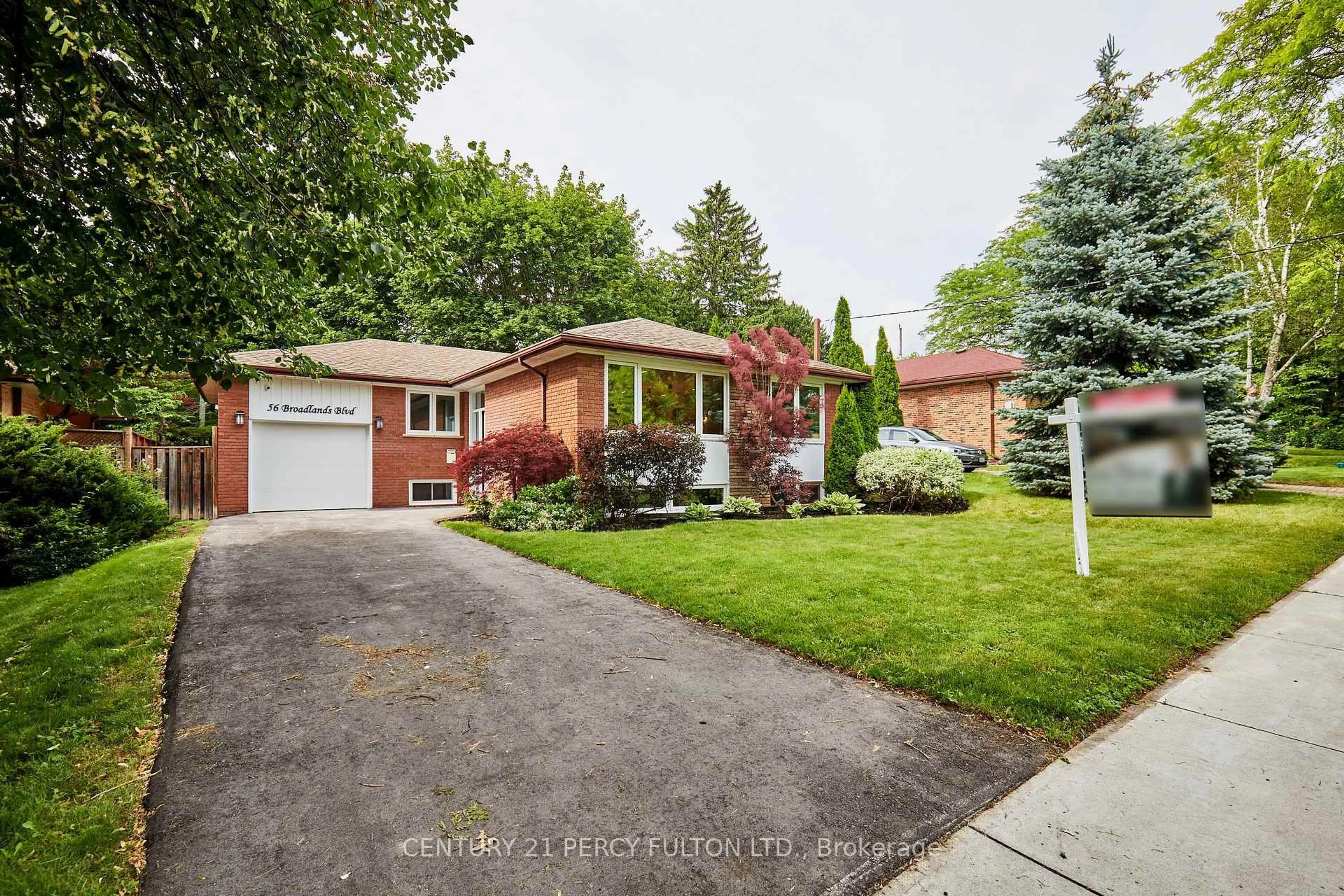 Home with brick exterior material, street for 56 Broadlands Blvd, Toronto Ontario M3A 1J3