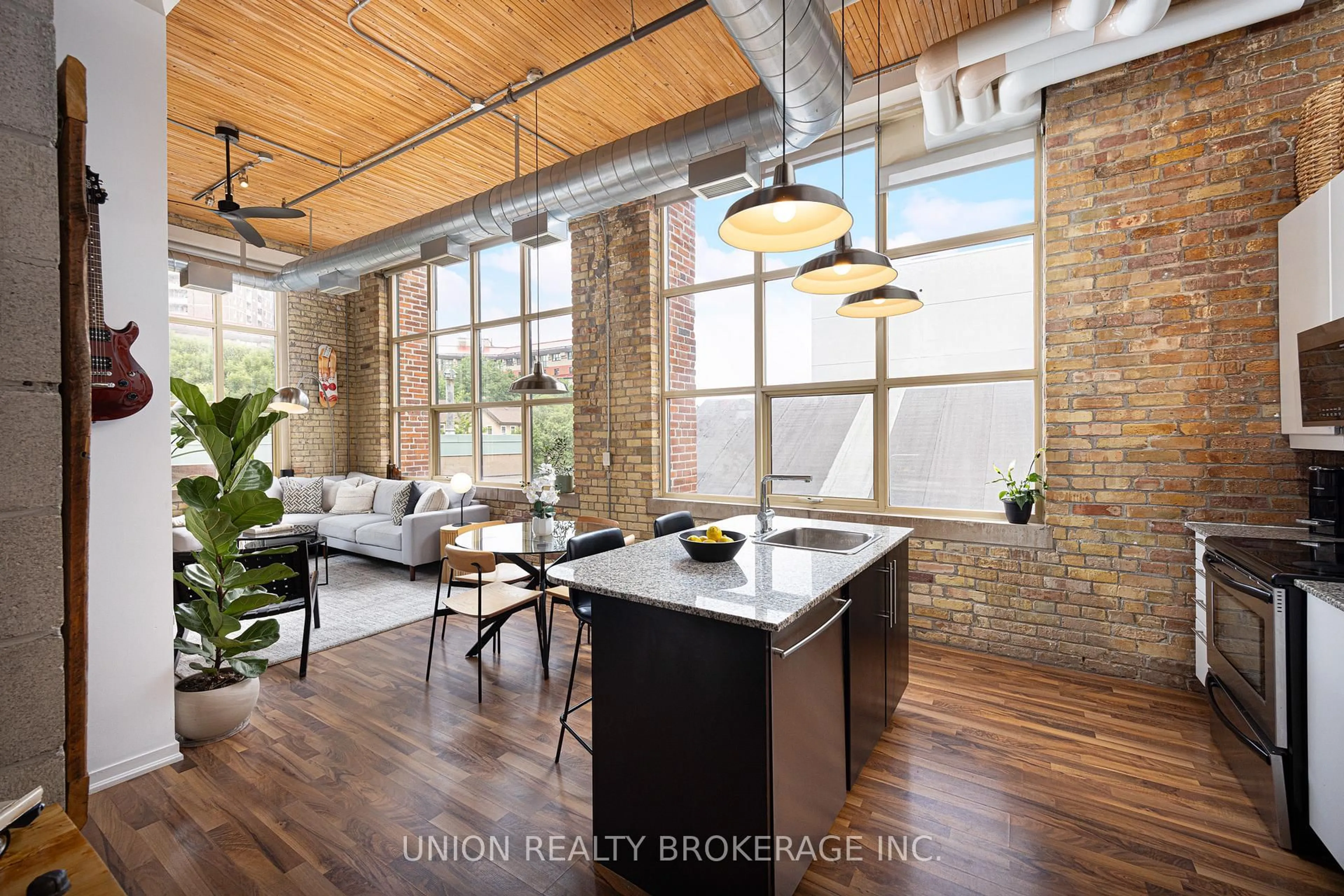 Open concept kitchen, unknown for 736 Dundas St #301, Toronto Ontario M5A 2C5
