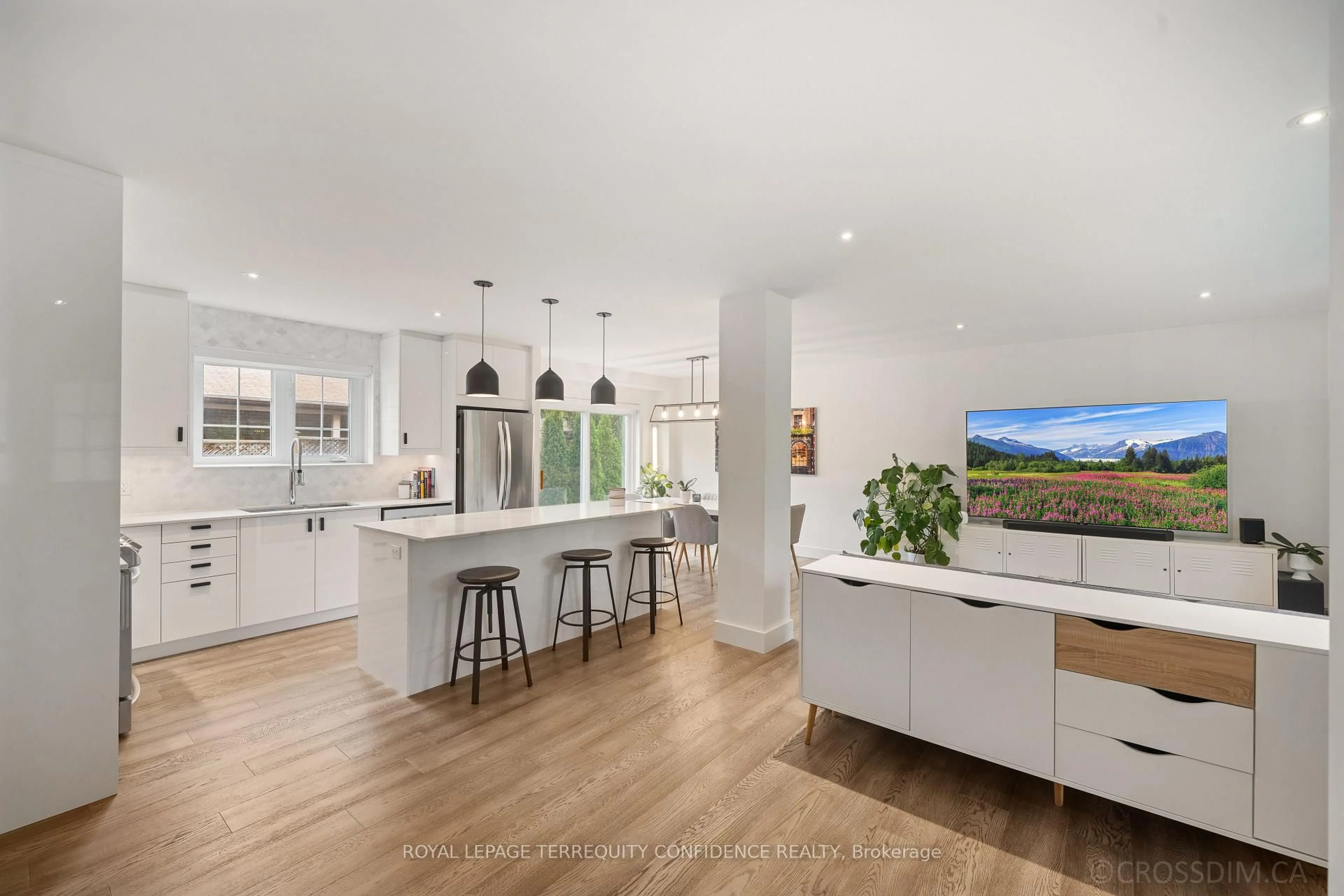 Open concept kitchen, unknown for 58 Shippigan Cres, Toronto Ontario M2J 2G2