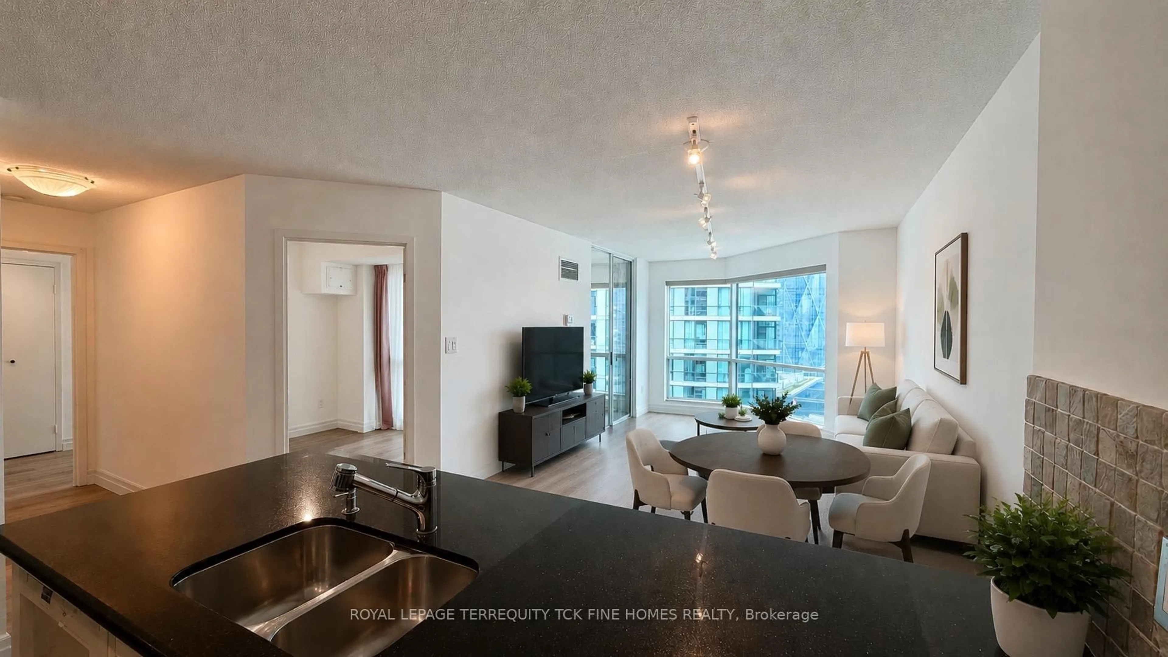Living room with furniture, unknown for 10 Yonge St #2604, Toronto Ontario M5E 1R4