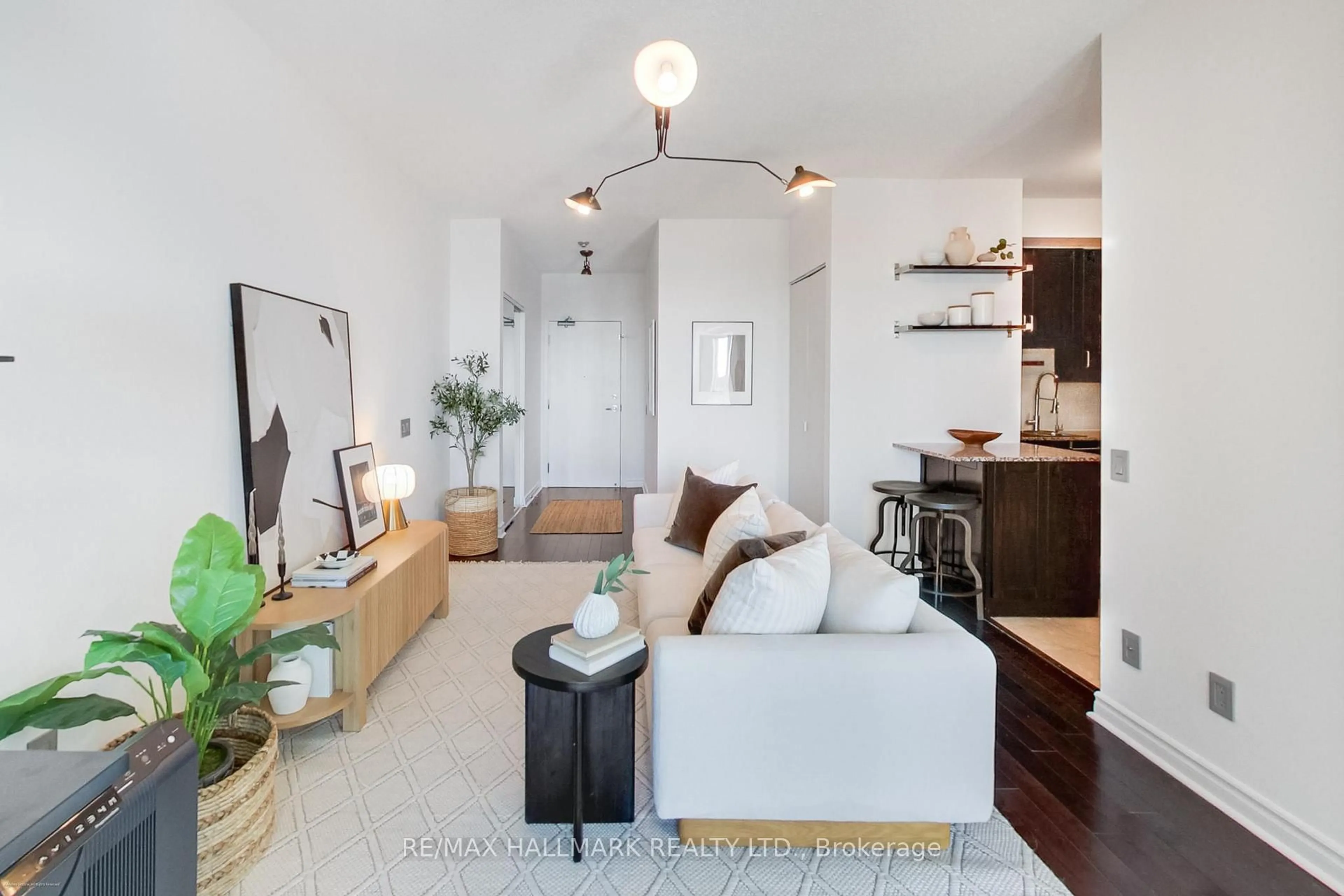 Living room with furniture, unknown for 60 Byng Ave #2001, Toronto Ontario M2N 7K3