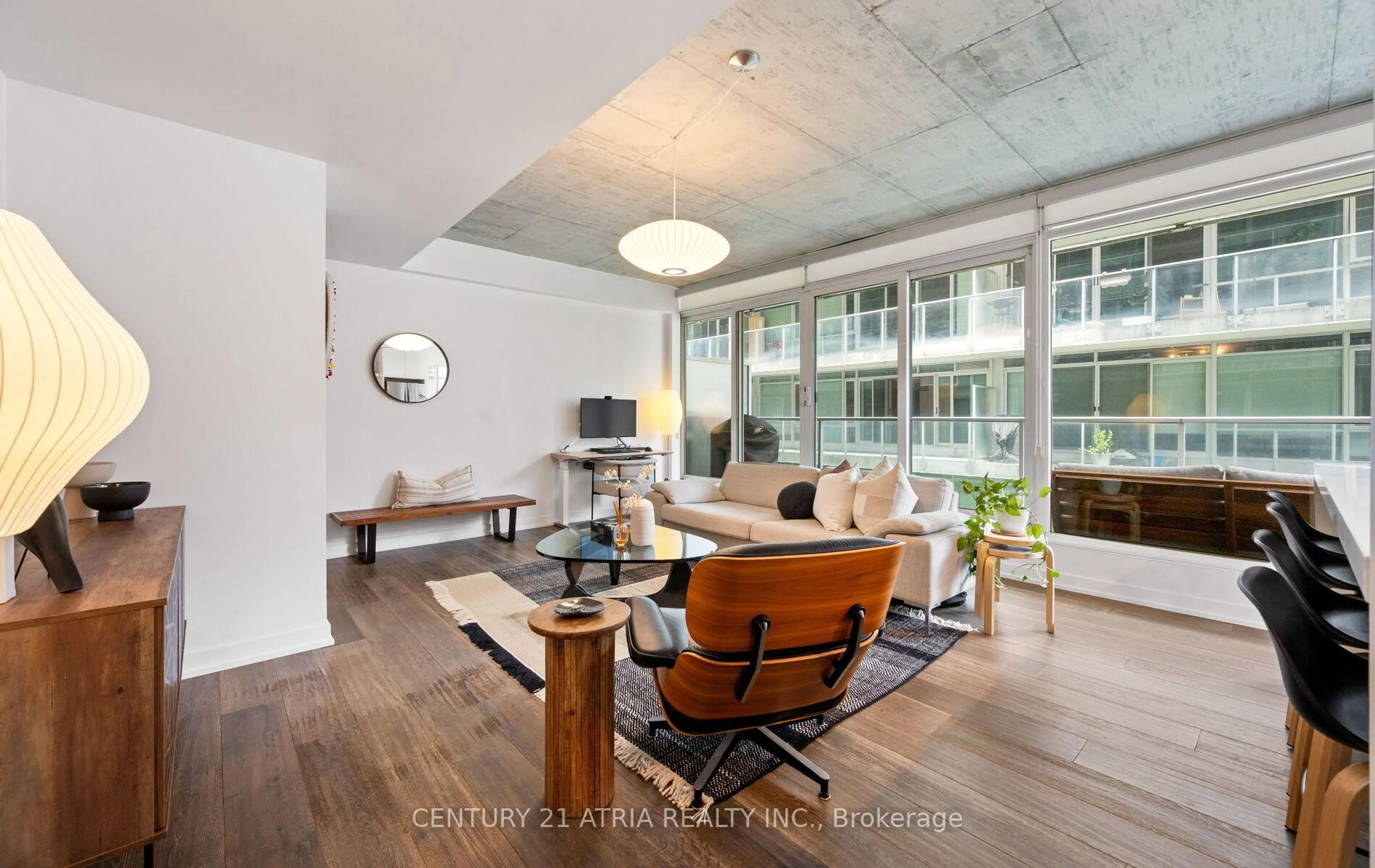 Living room with furniture, unknown for 75 Portland St #322, Toronto Ontario M5V 2M9