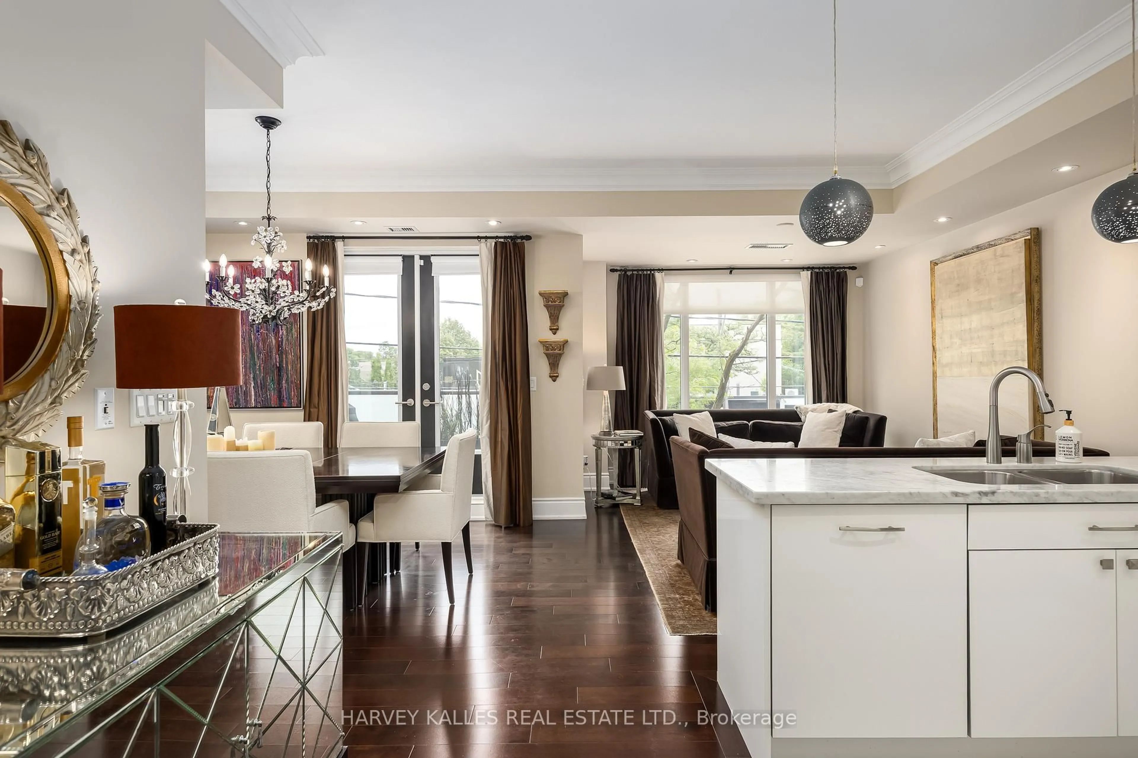 Open concept kitchen, unknown for 1717 Avenue Rd #205, Toronto Ontario M5M 0A2