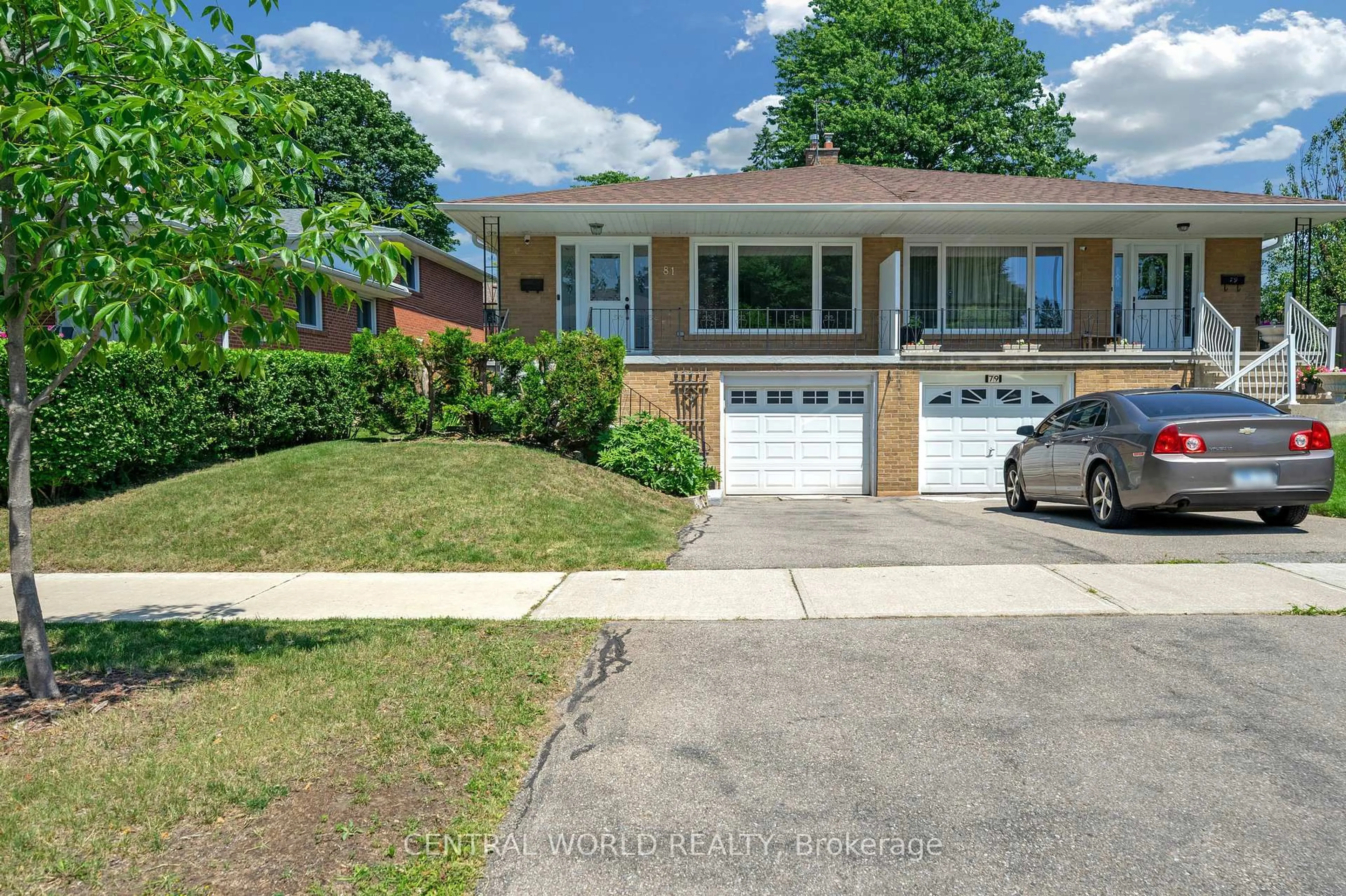 Home with brick exterior material, street for 81 Pineway Blvd, Toronto Ontario M2H 1A7