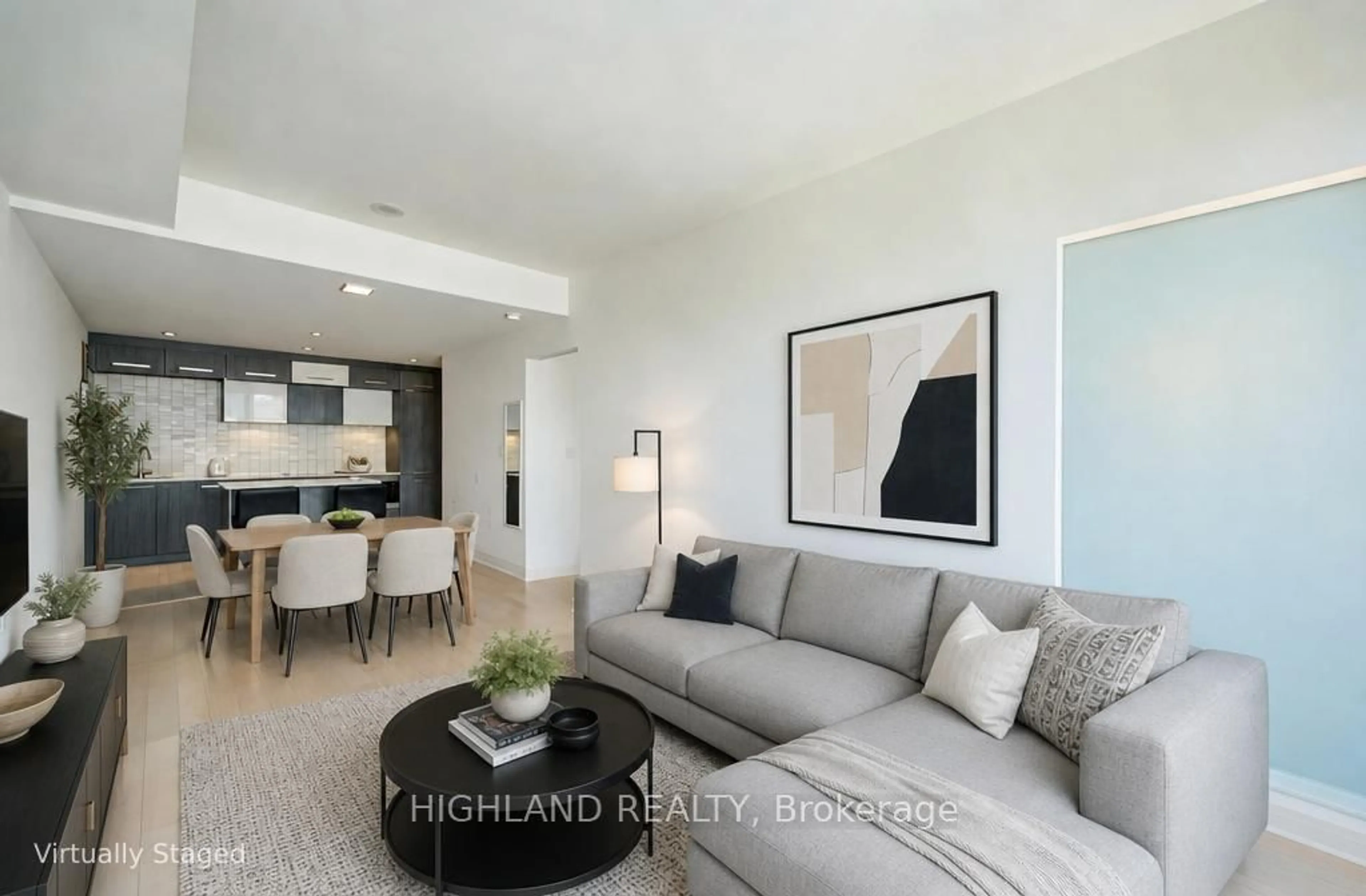 Living room with furniture, unknown for 8 The Esplanade #2506, Toronto Ontario M5E 0A6