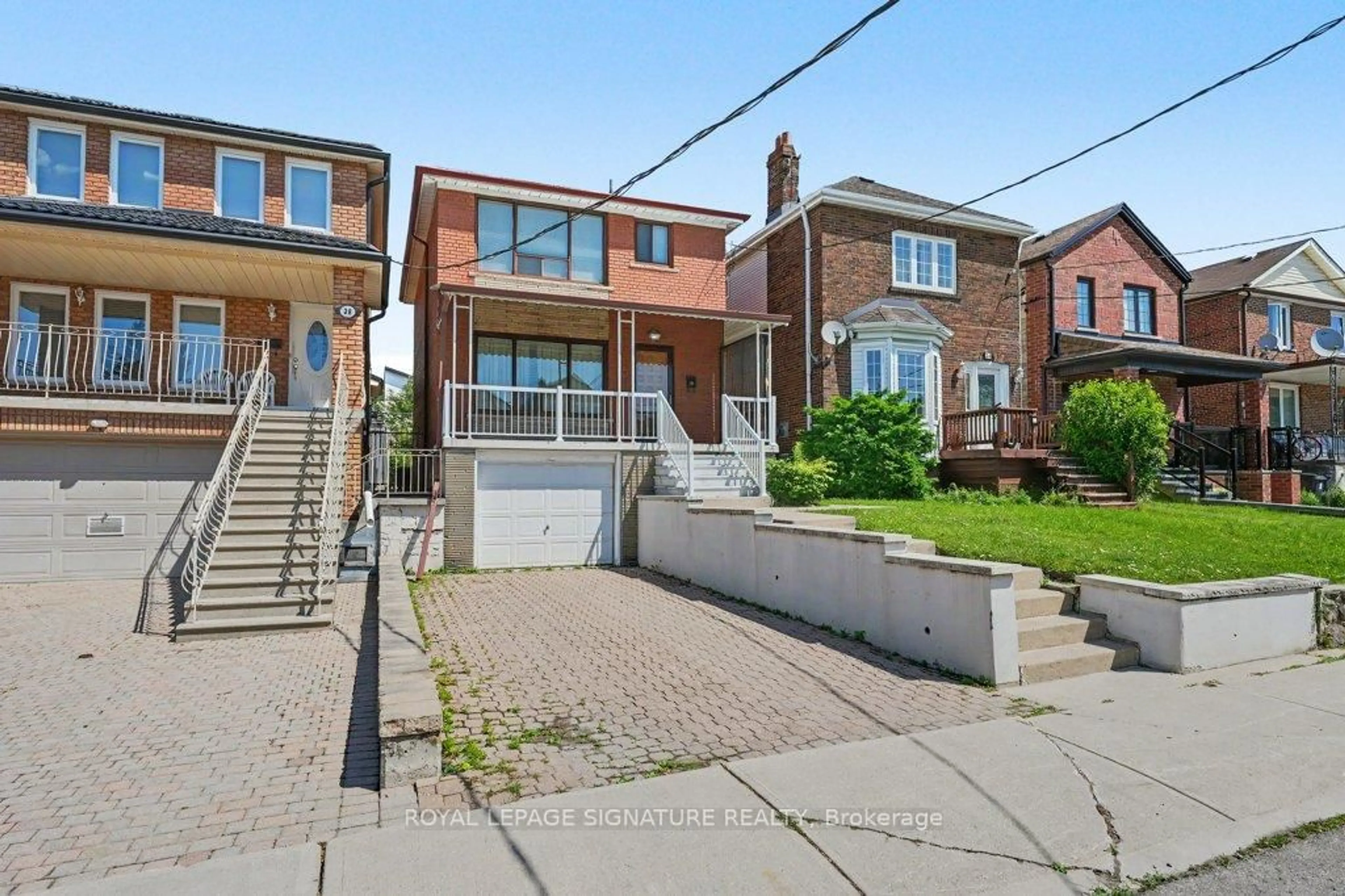 Home with brick exterior material, street for 36 Jesmond Ave, Toronto Ontario M6E 1V5