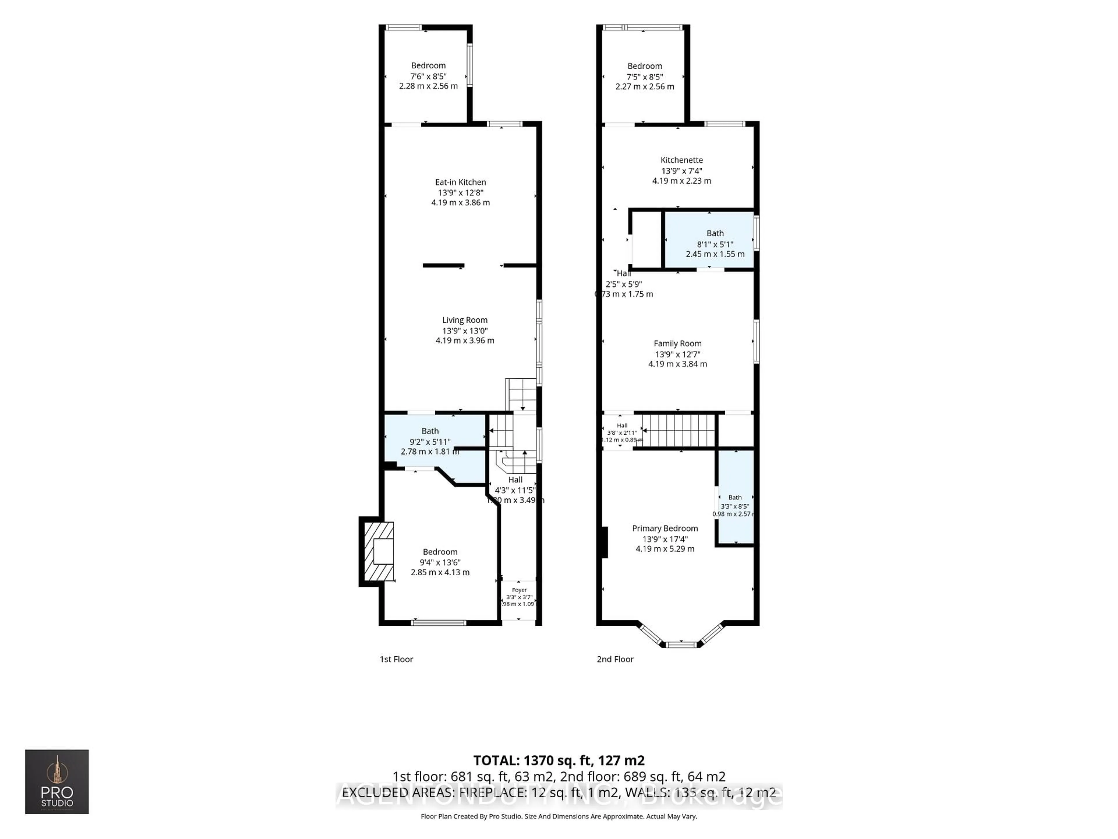 Floor plan for 200 St Helen's Ave, Toronto Ontario M6H 4A1