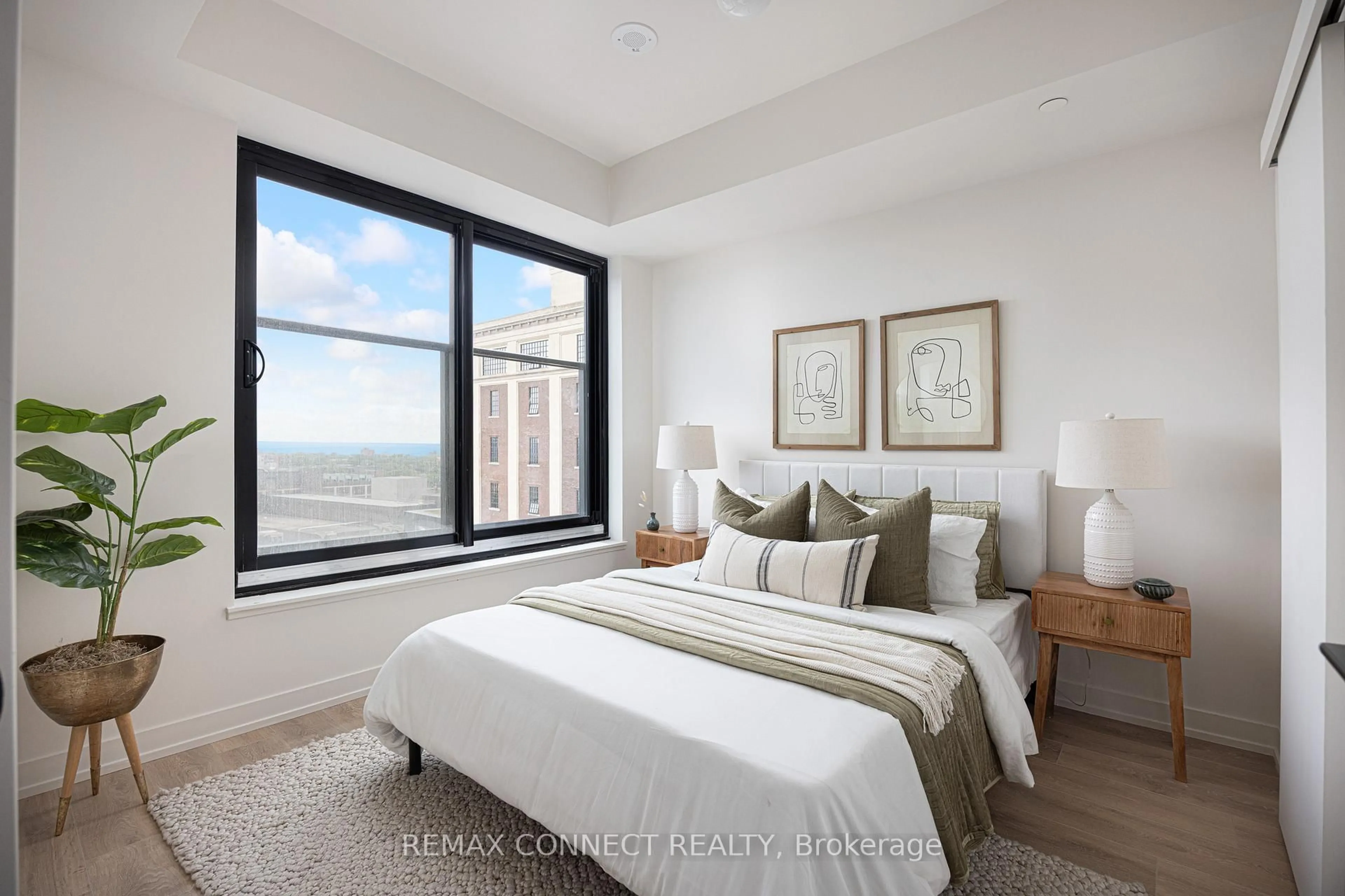 Bedroom with bed, unknown for 181 Sterling Rd #1107, Toronto Ontario M6R 2B2